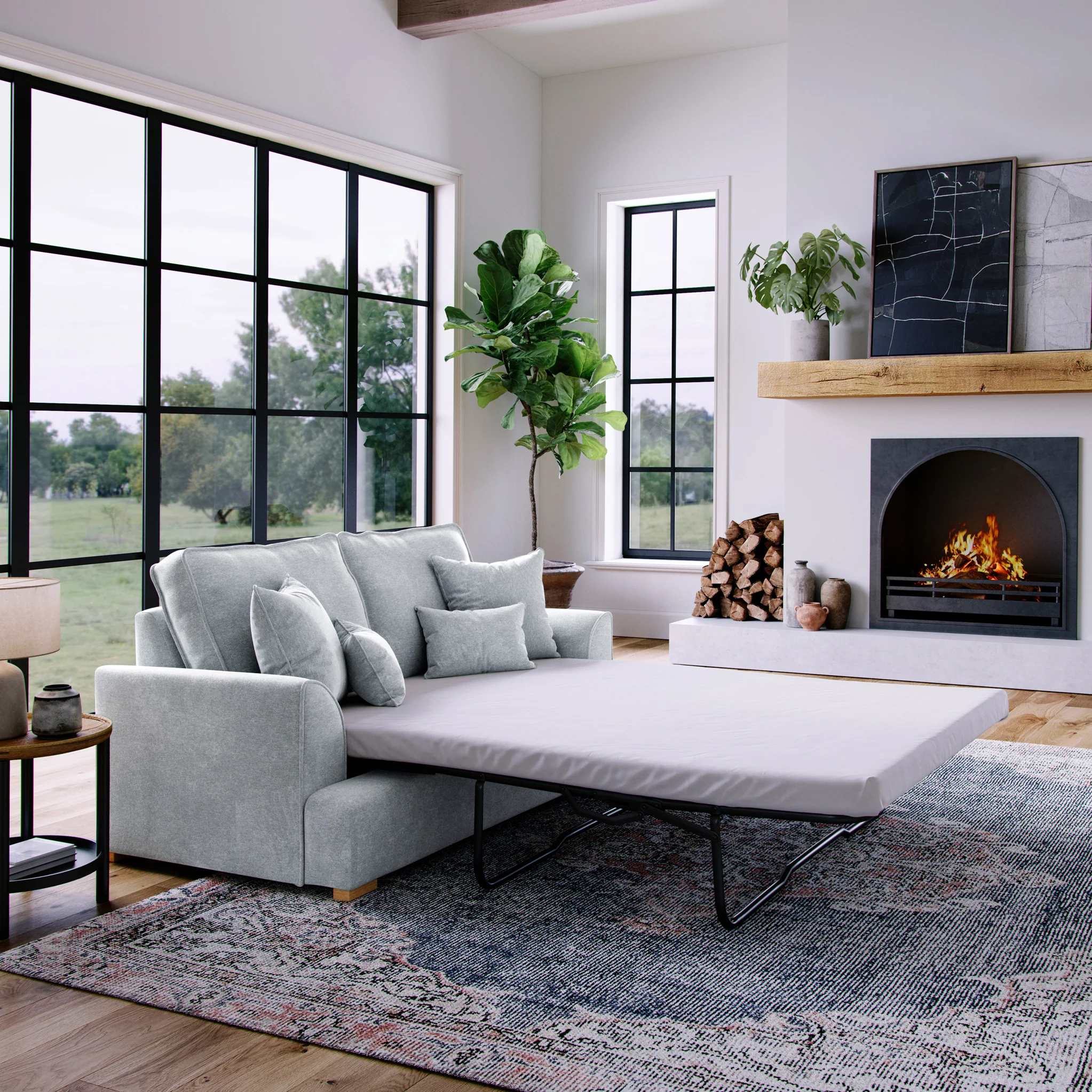 Birchley 2 Seater Sofa Bed - Image 3