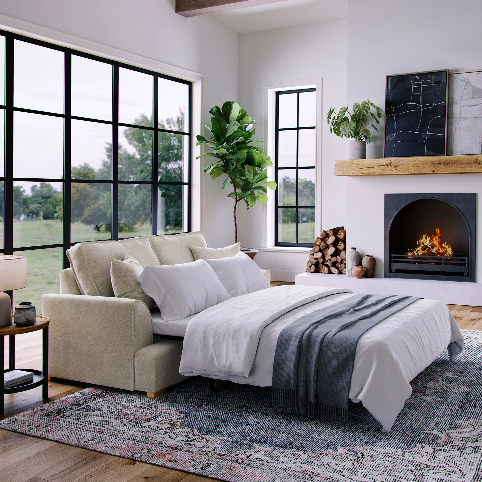 Birchley 2 Seater Sofa Bed - Image 9