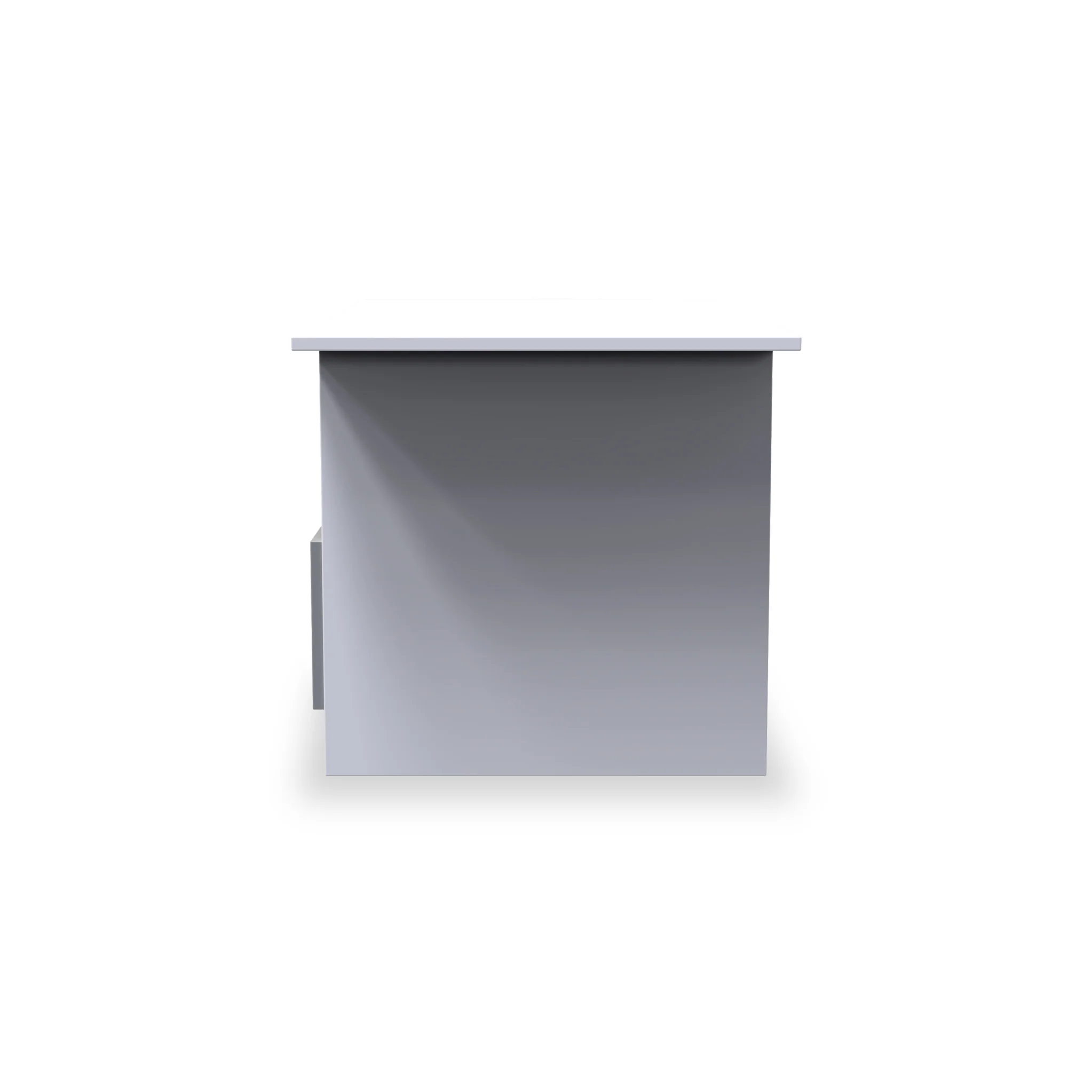 Blakely Grey and White 1 Drawer Coffee Table - Image 5