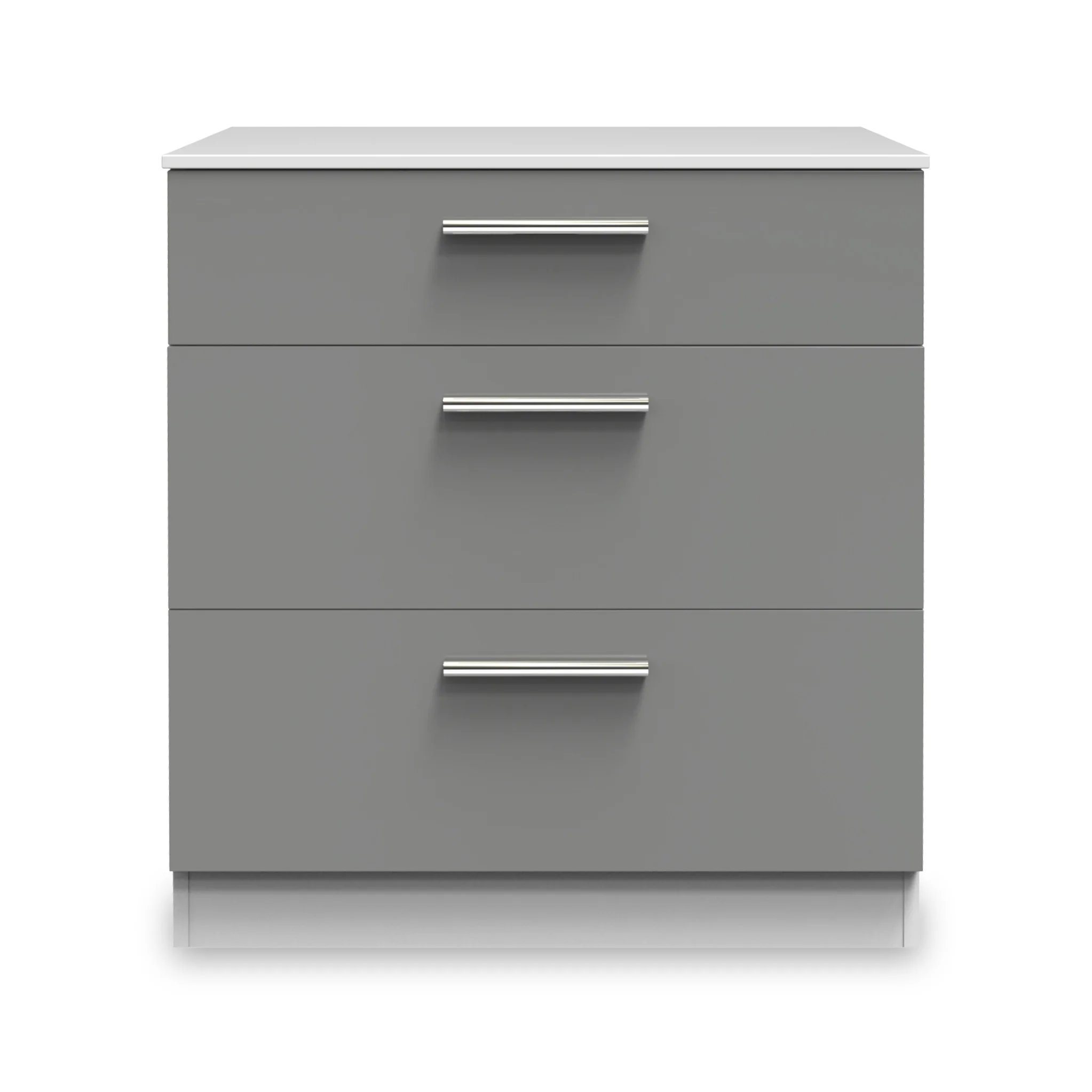 Blakely Grey and White 3 Piece Bedroom Set - Image 9
