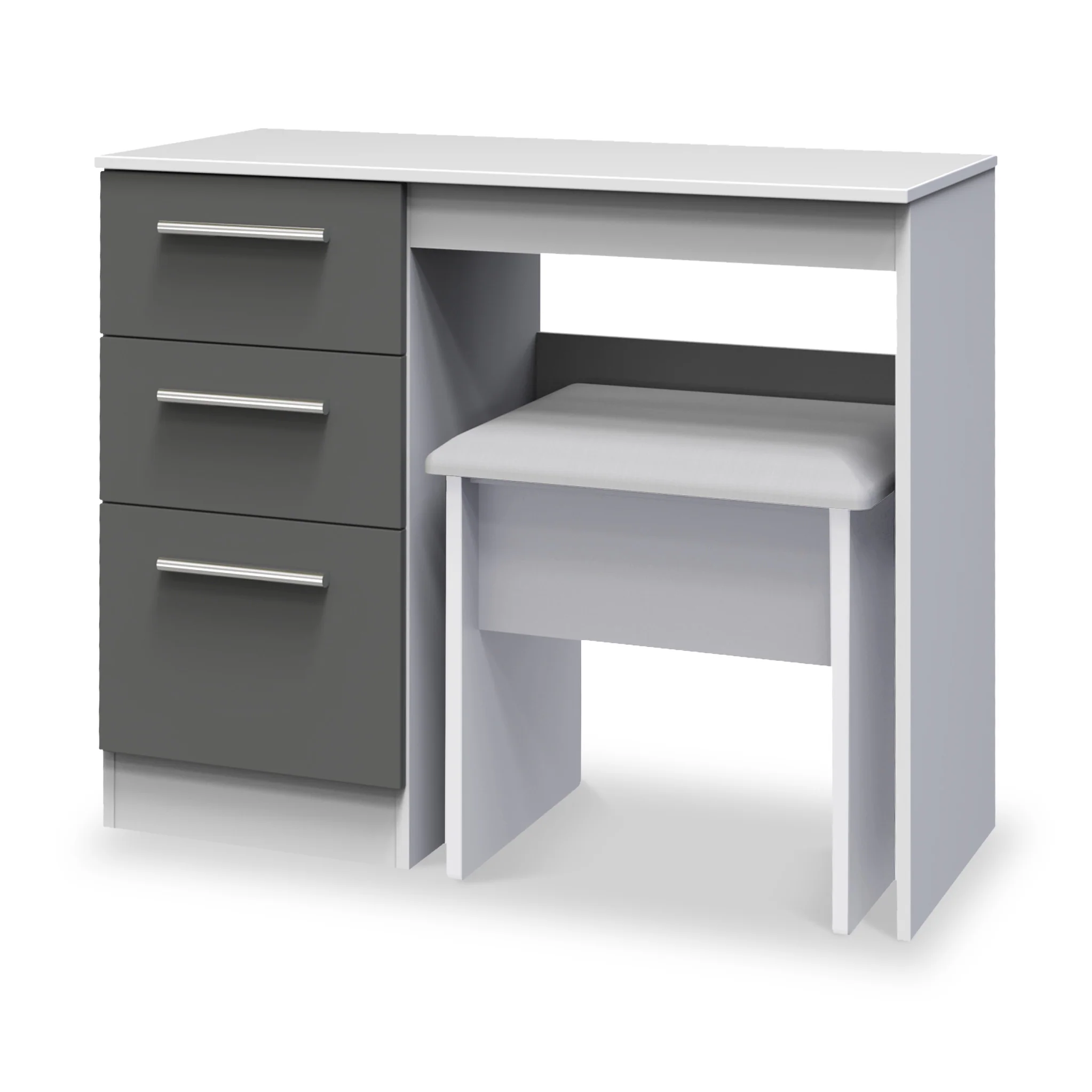Blakely Grey and White Dressing Table Set - Image 7