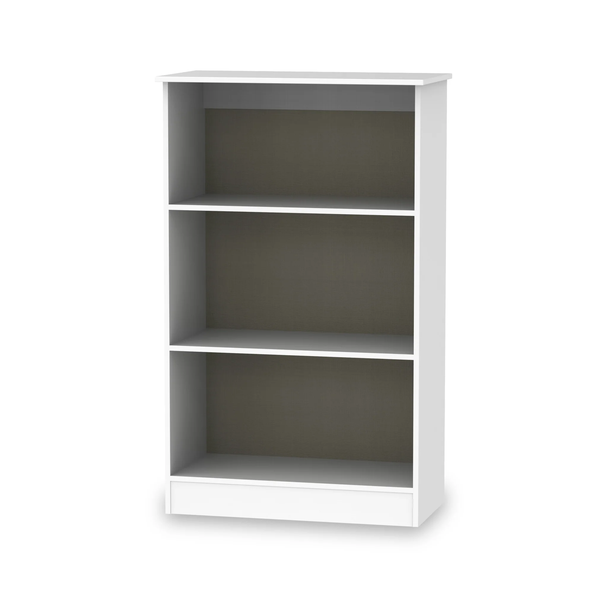 Blakely White 3 Shelf Bookcase - Image 3