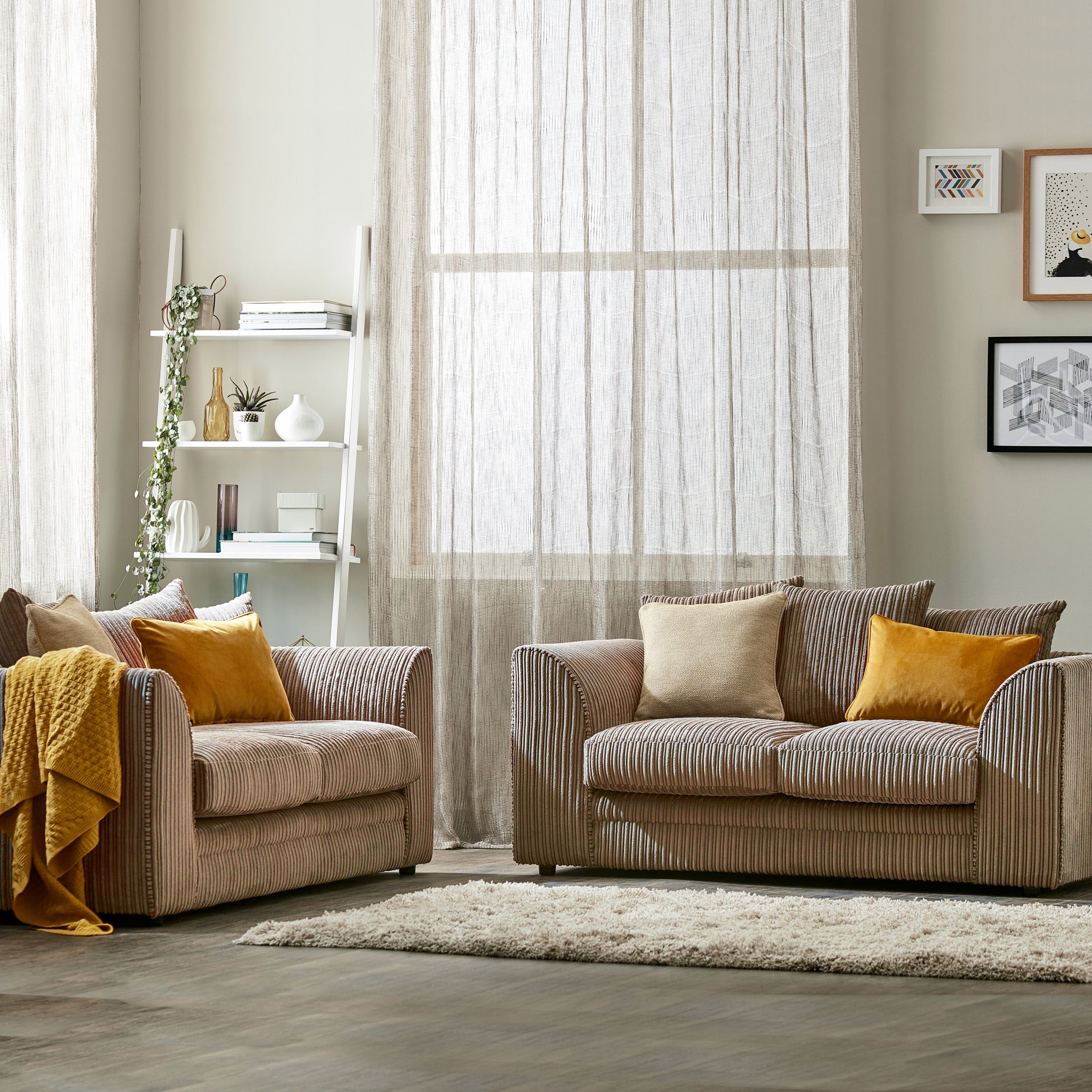 Bletchley Jumbo Cord 2 Seater Sofa - Image 18