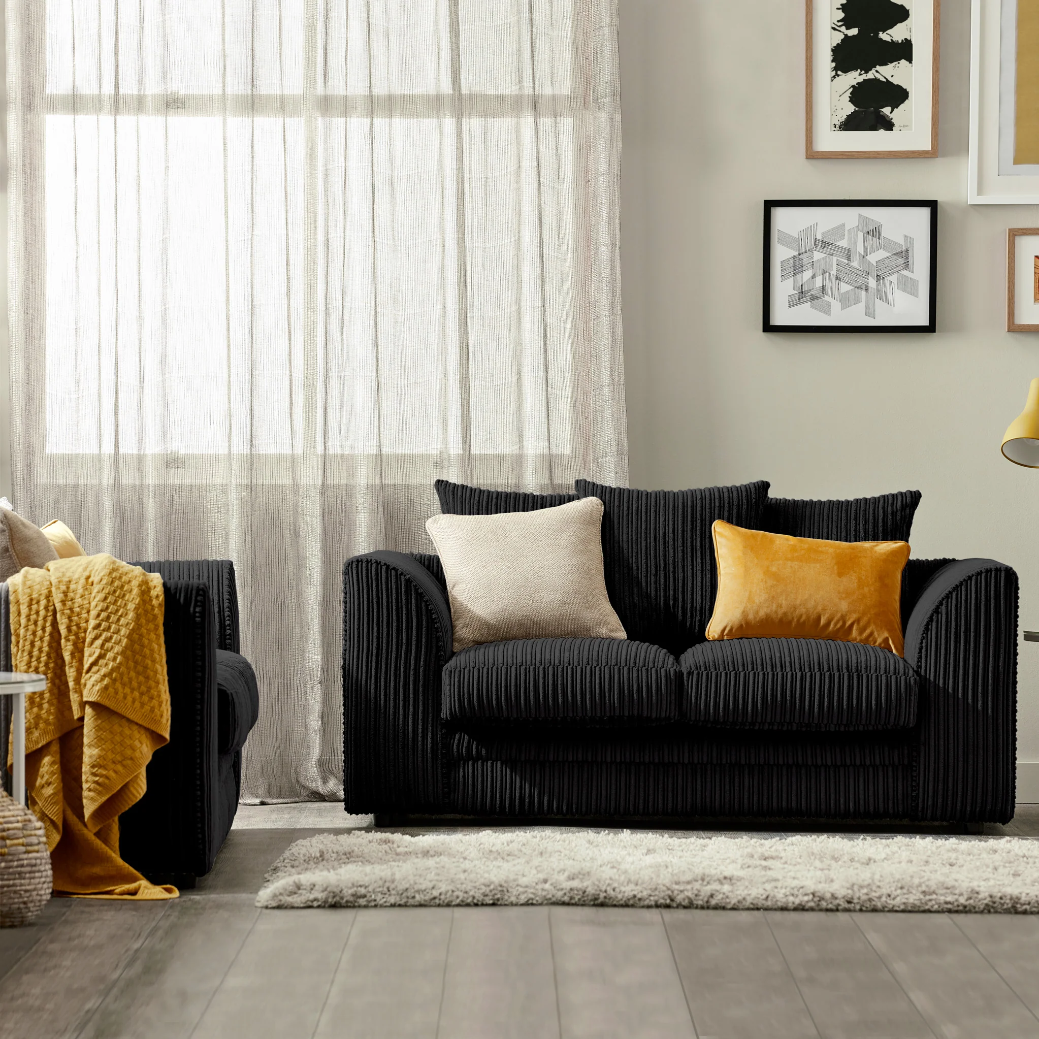 Bletchley Jumbo Cord 2 Seater Sofa - Image 29