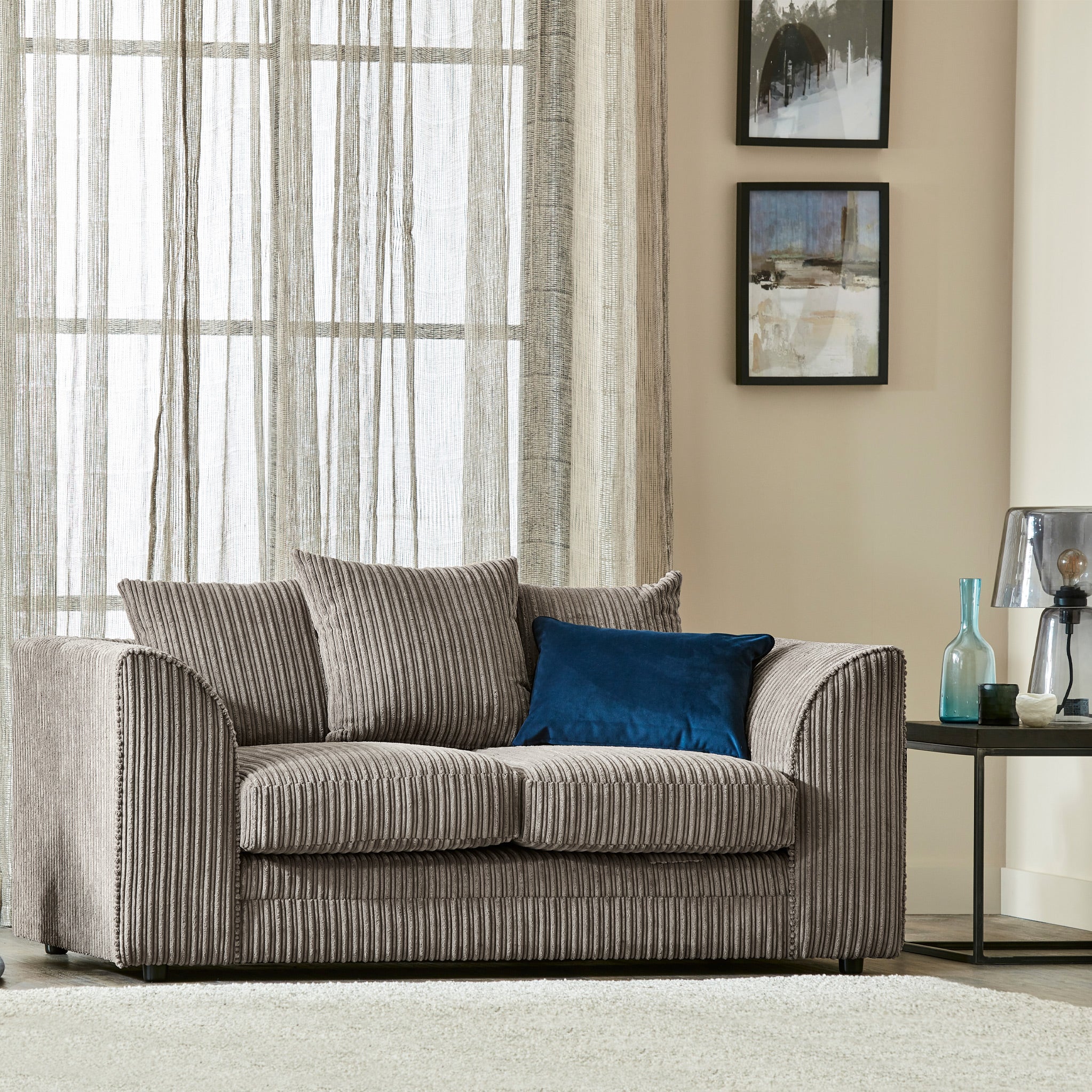 Bletchley Jumbo Cord 2 Seater Sofa - Image 3