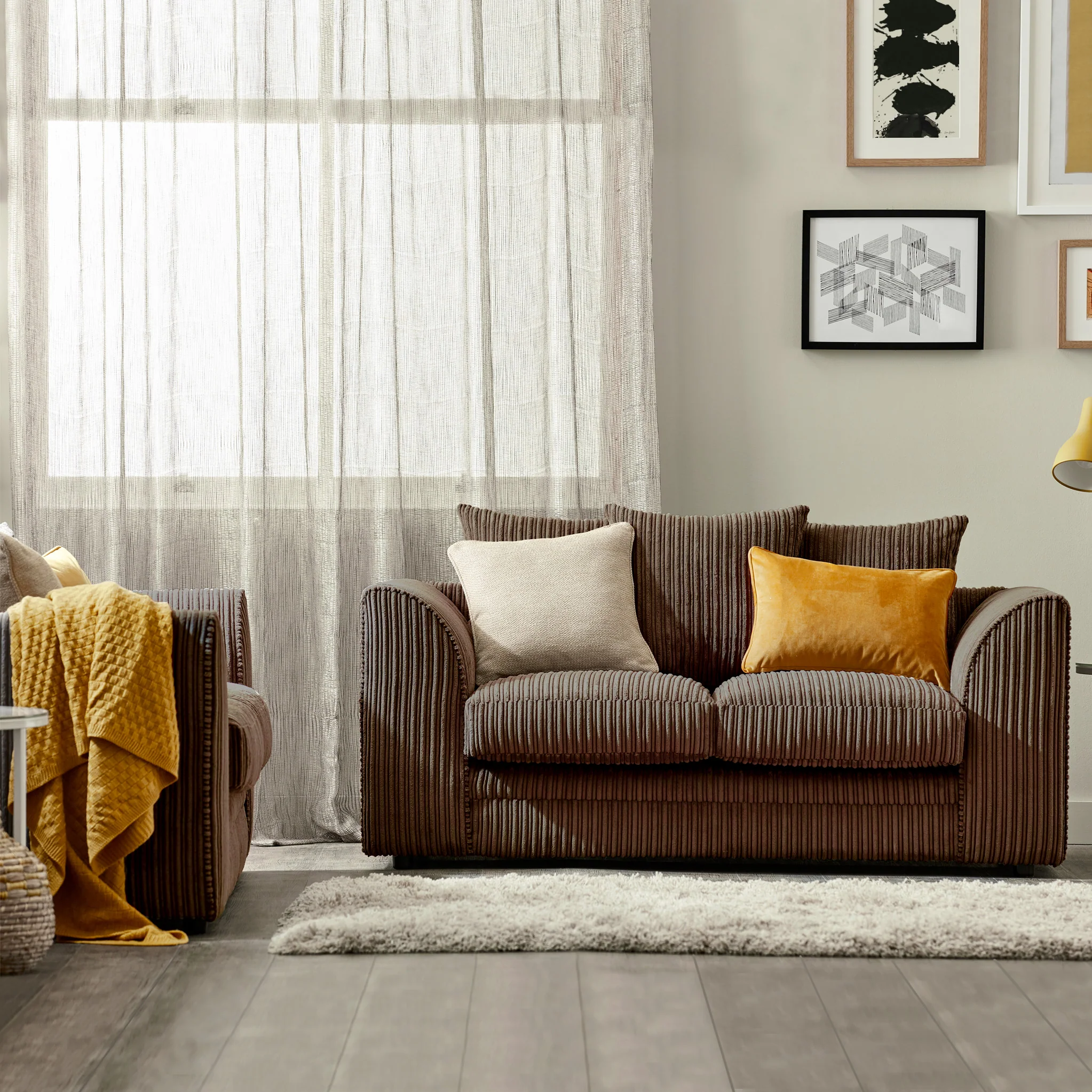 Bletchley Jumbo Cord 2 Seater Sofa - Image 47
