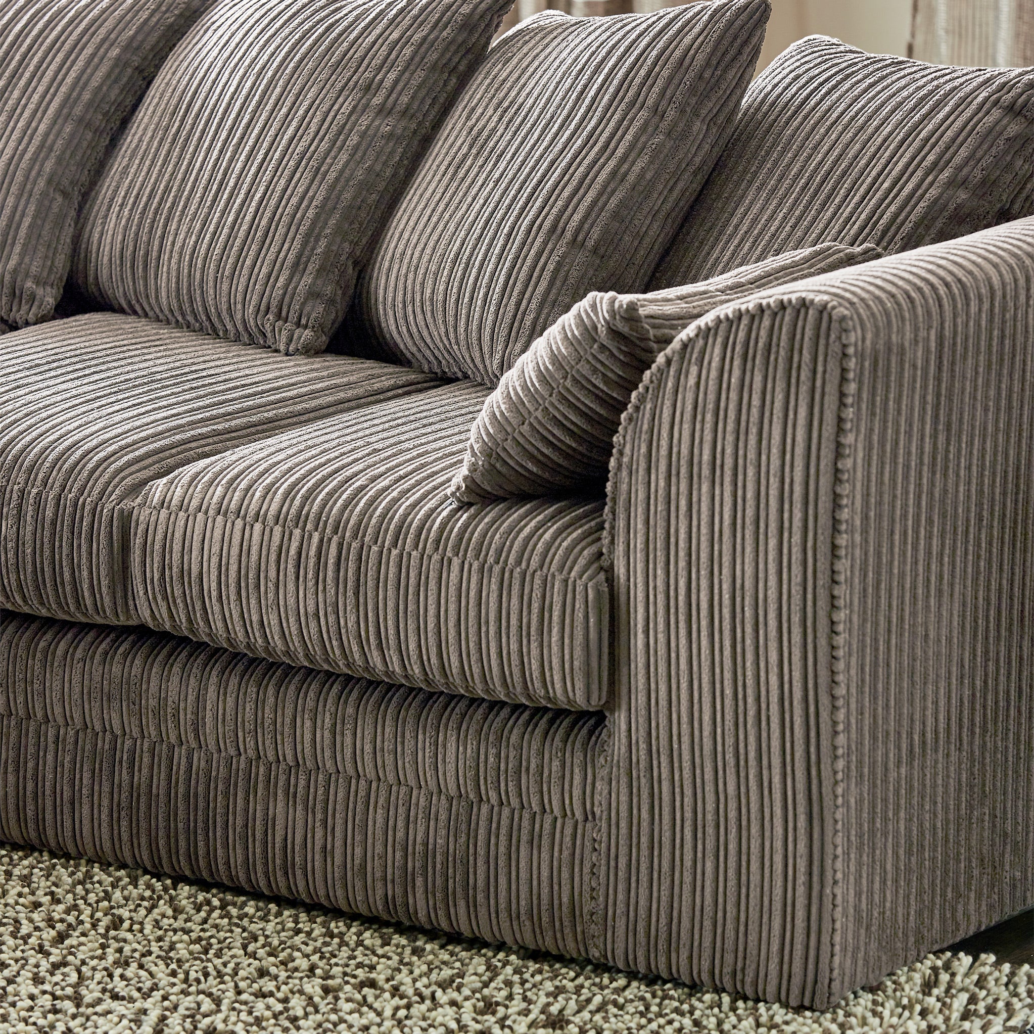 Bletchley Jumbo Cord 2 Seater Sofa - Image 7