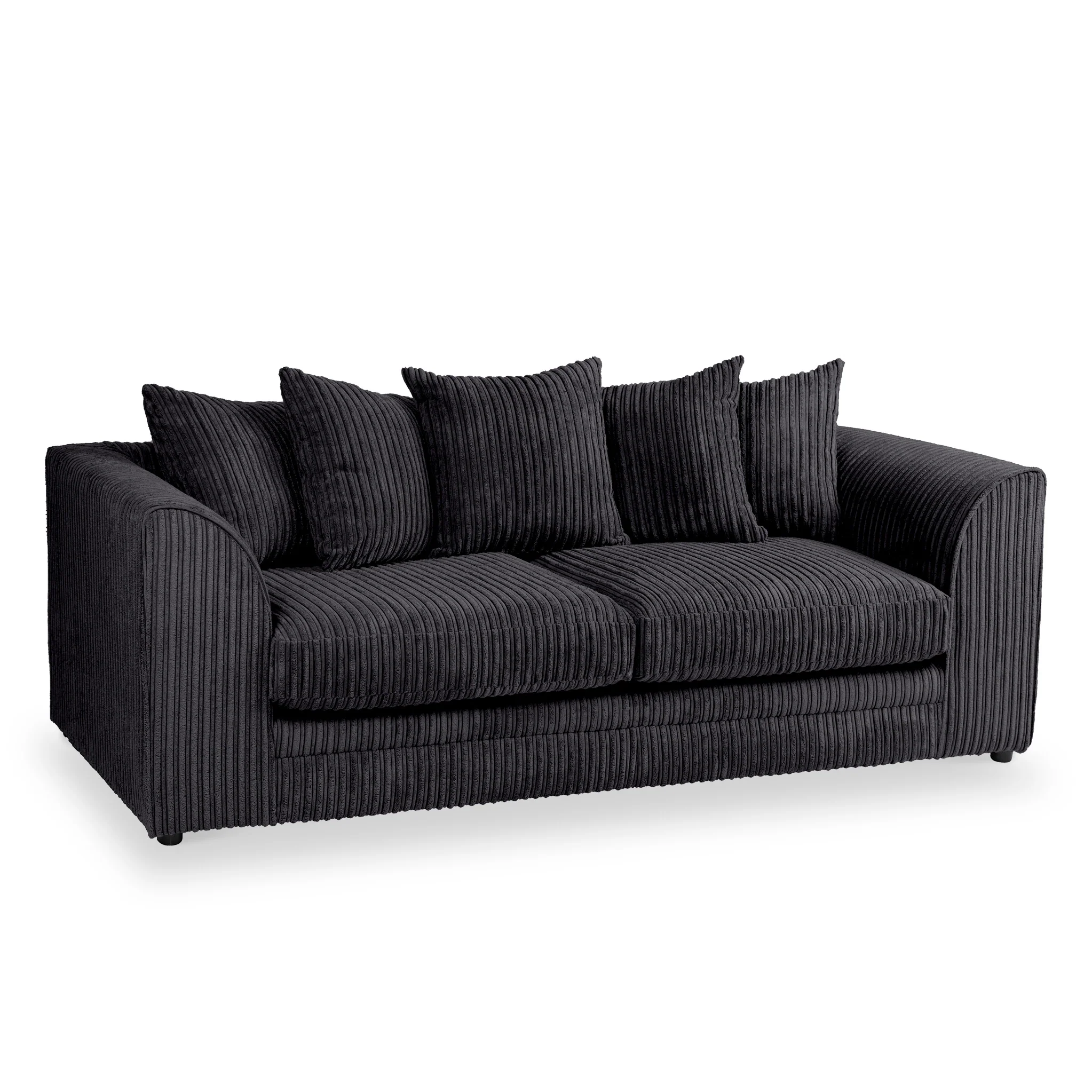 Bletchley Jumbo Cord 3 Seater Sofa - Image 3