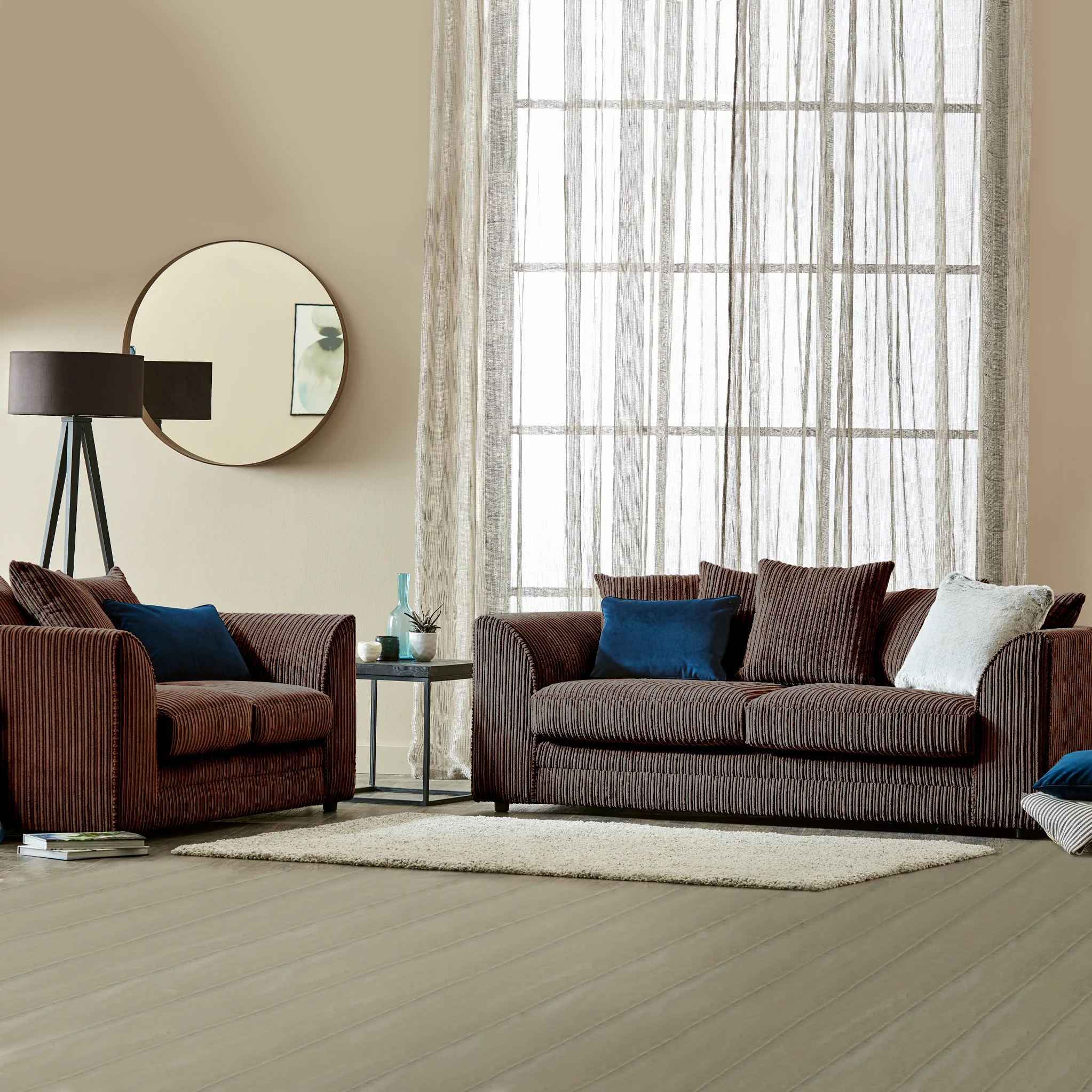 Bletchley Jumbo Cord 3 Seater Sofa - Image 39