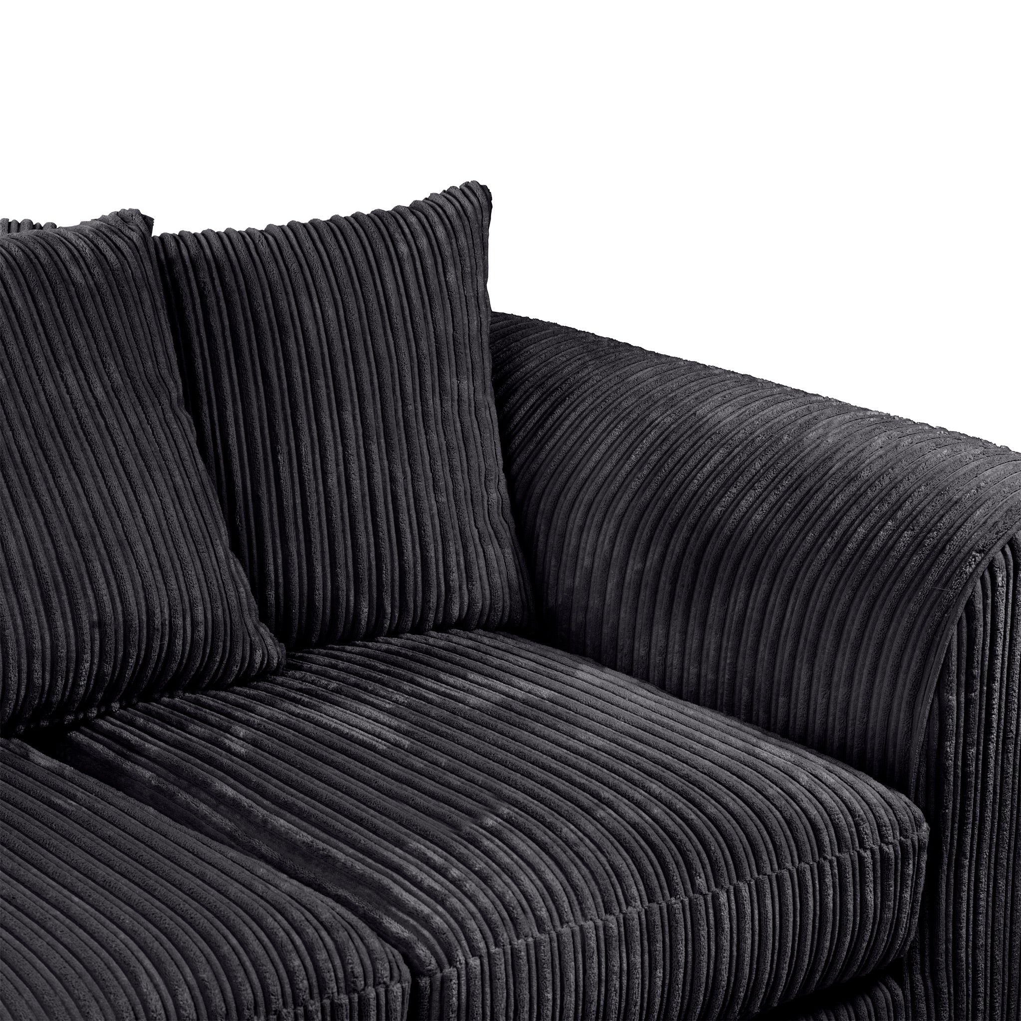 Bletchley Jumbo Cord 3 Seater Sofa - Image 8