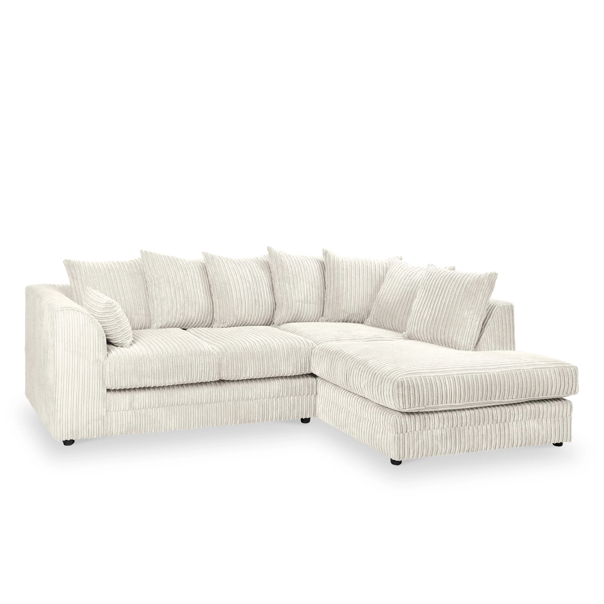 Bletchley Jumbo Cord Chaise Sofa - Image 3