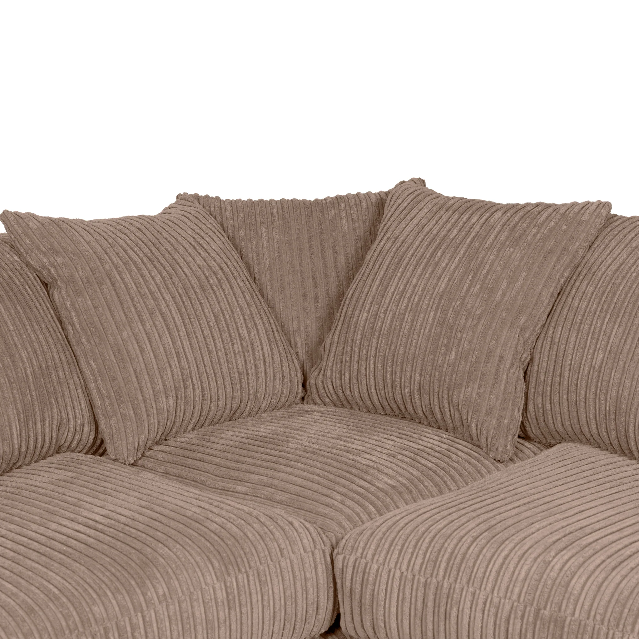 Bletchley Jumbo Cord Corner Sofa - Image 15