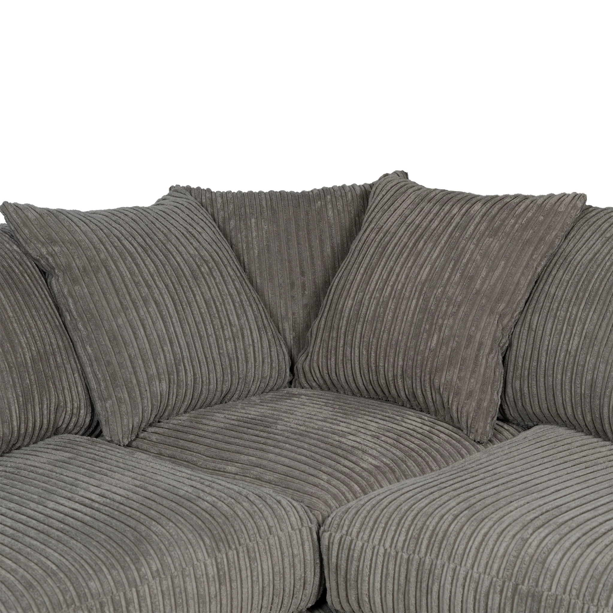 Bletchley Jumbo Cord Corner Sofa - Image 9