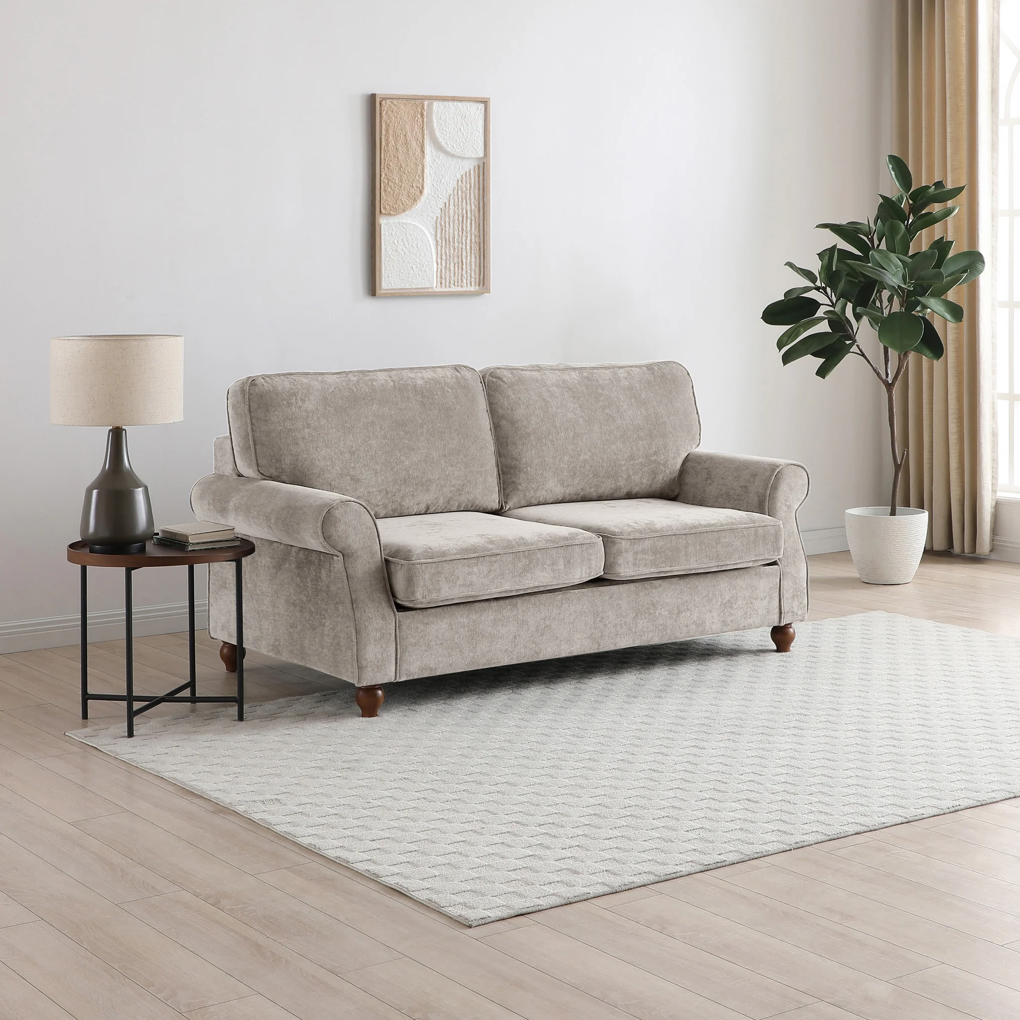 Blythe 2 Seater Sofa Bed With Foam Mattress - Image 20