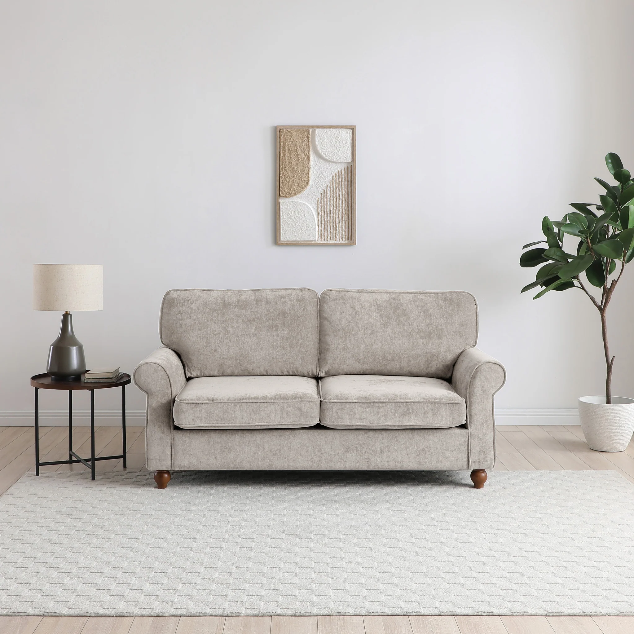 Blythe 2 Seater Sofa Bed With Foam Mattress - Image 21