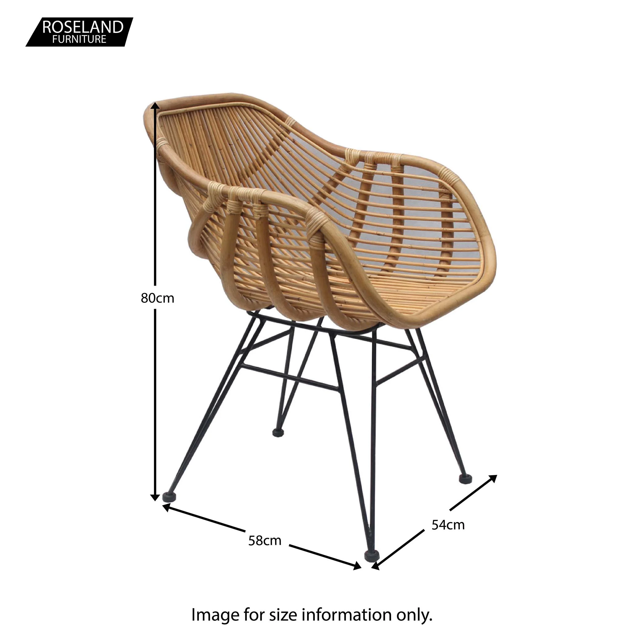 Bodhi Rattan Dining Chair - Image 10