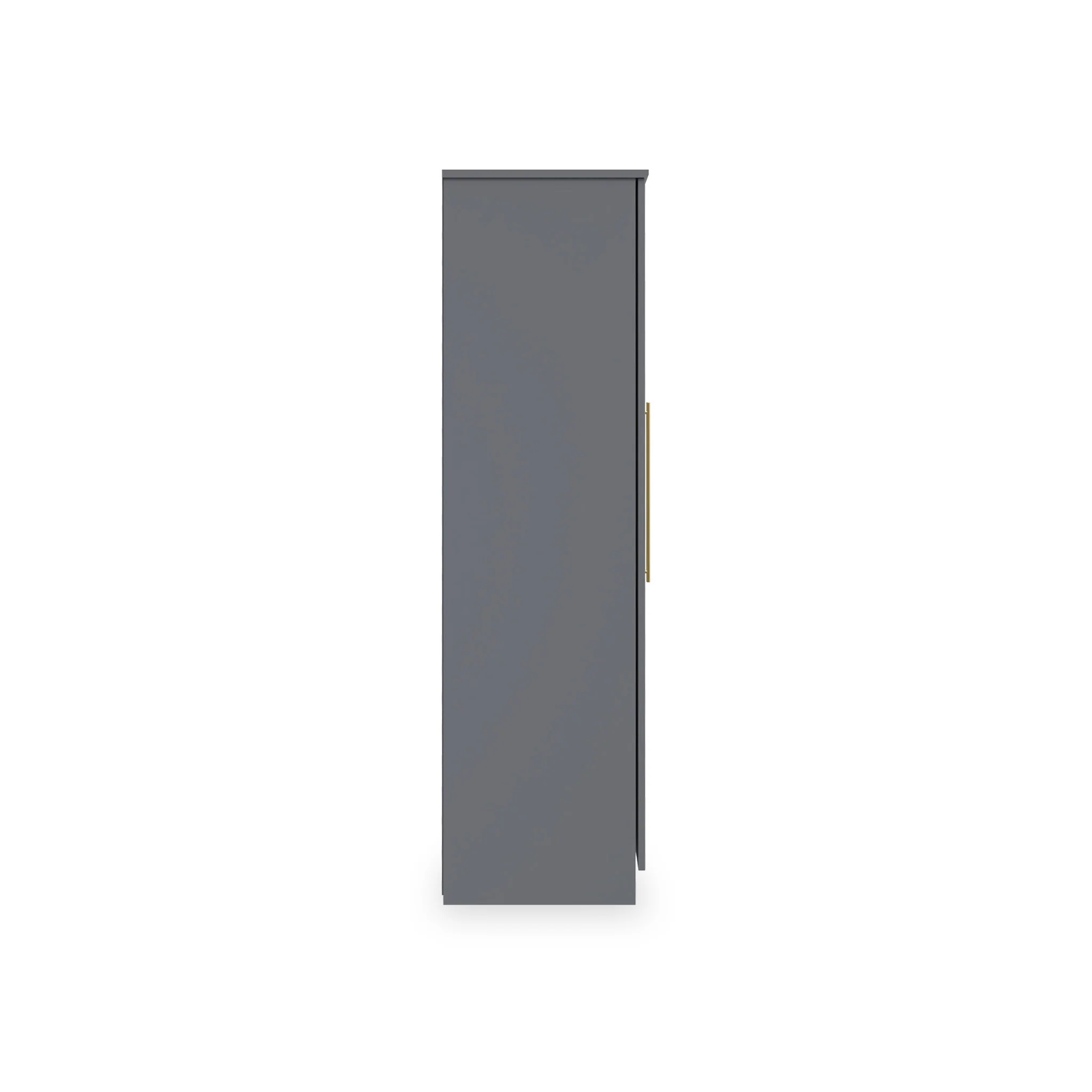 Bramham Grey 3 Door Mirror Wardrobe - Image 5
