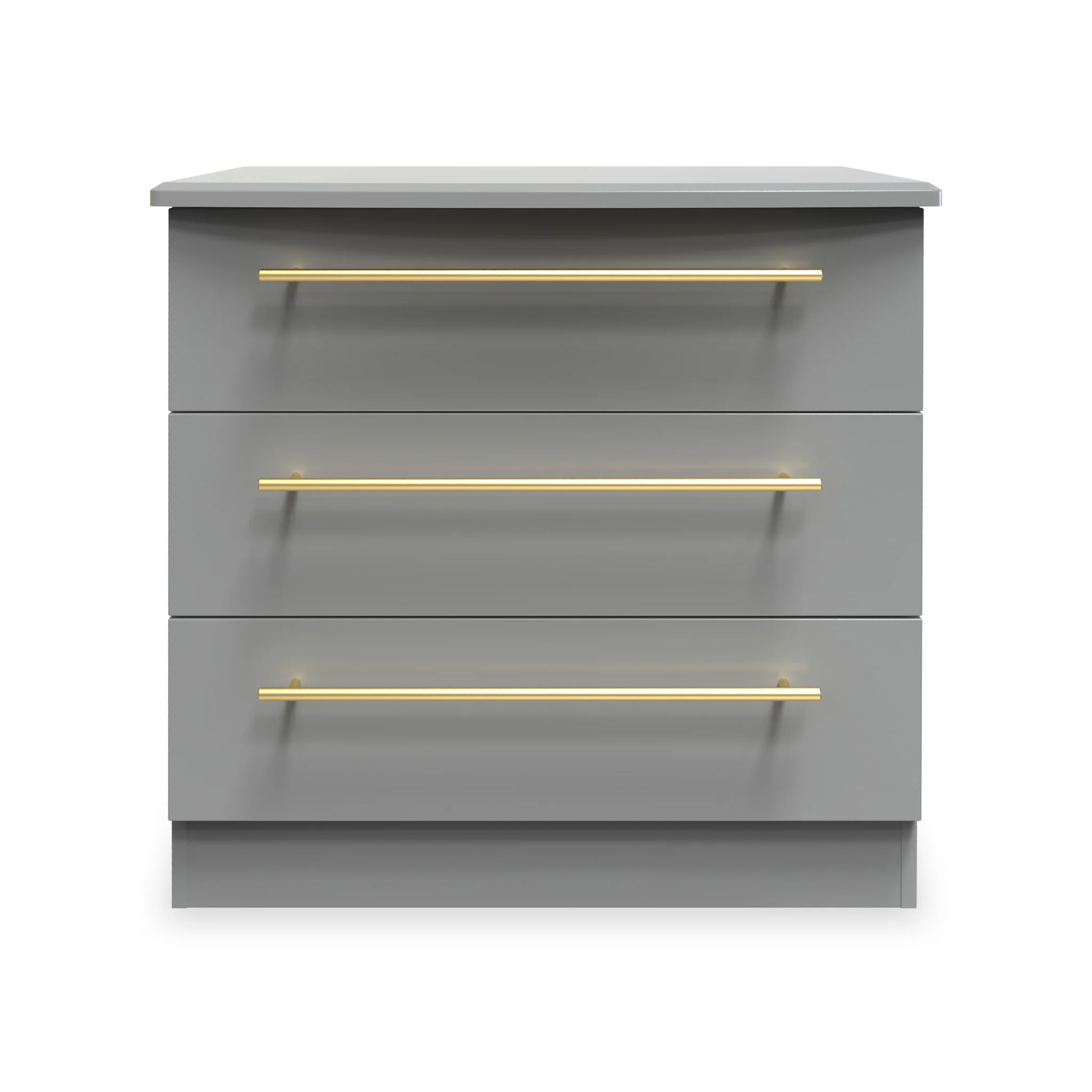 Bramham Grey 3 Drawer Chest - Image 2