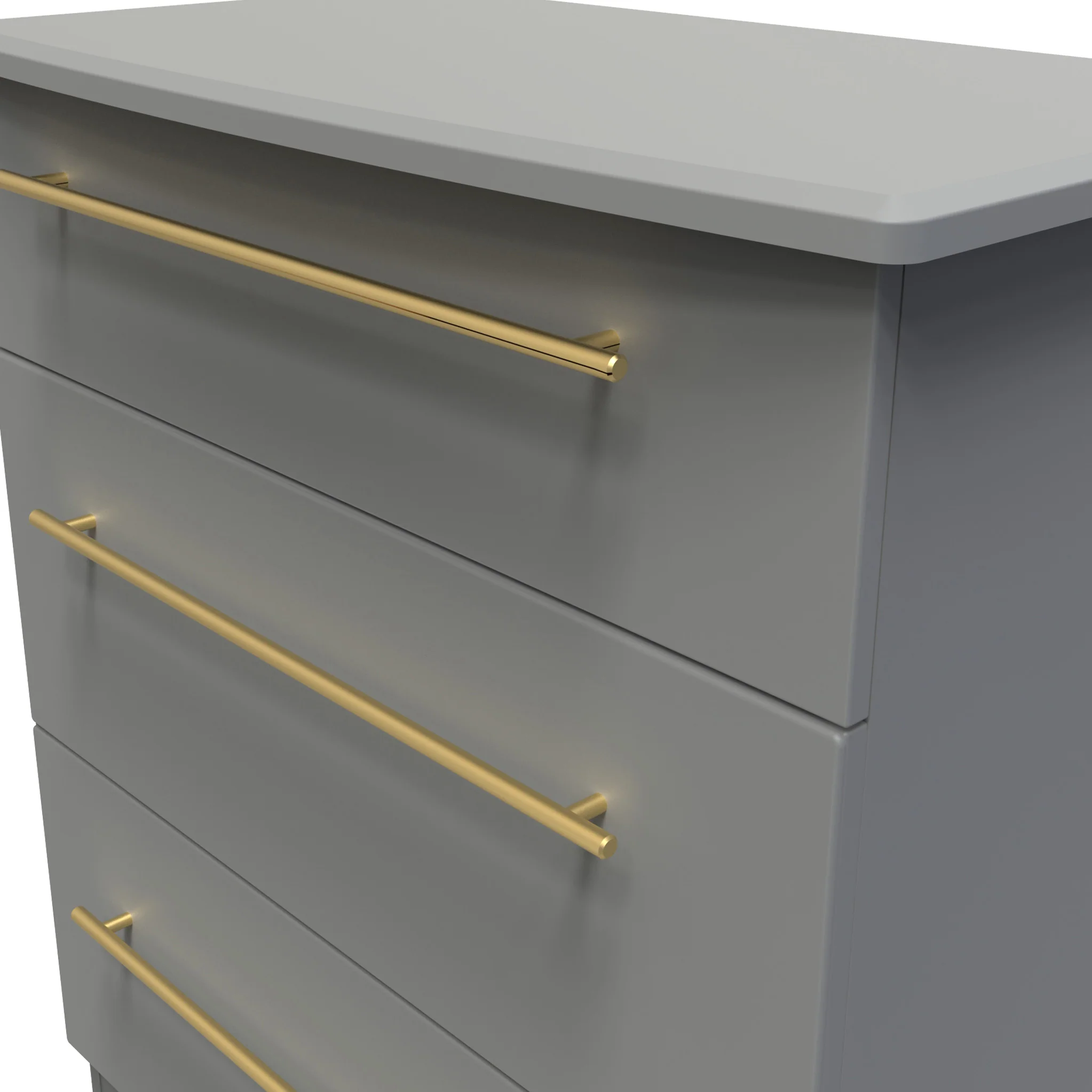 Bramham Grey 3 Drawer Deep Chest - Image 3