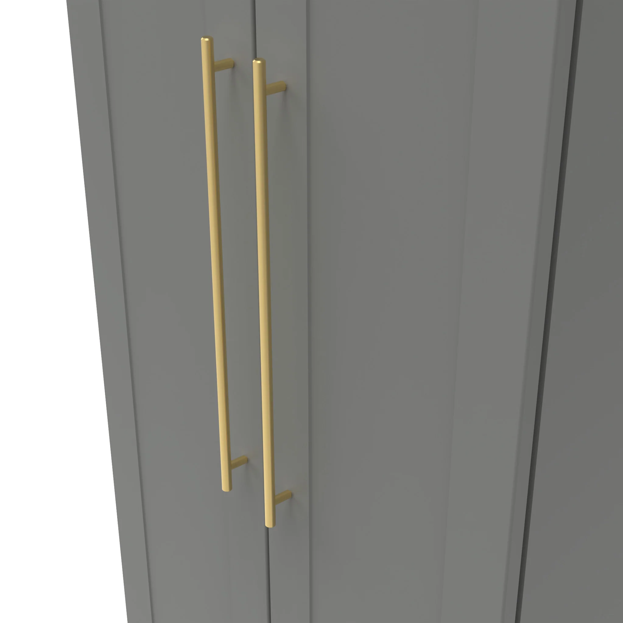 Bramham Grey 2 Door Wardrobe - Image 4