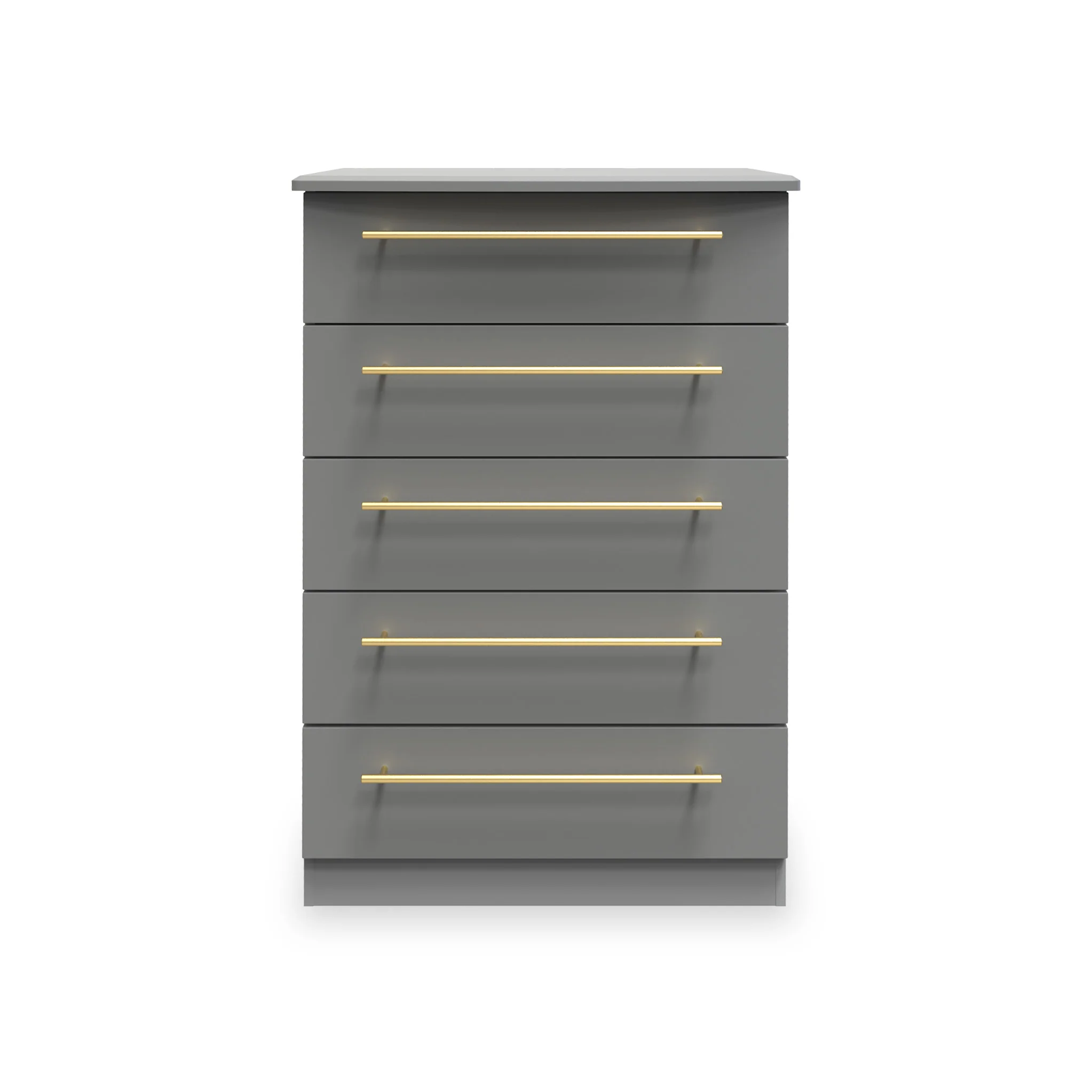 Bramham Grey 5 Drawer Chest - Image 2