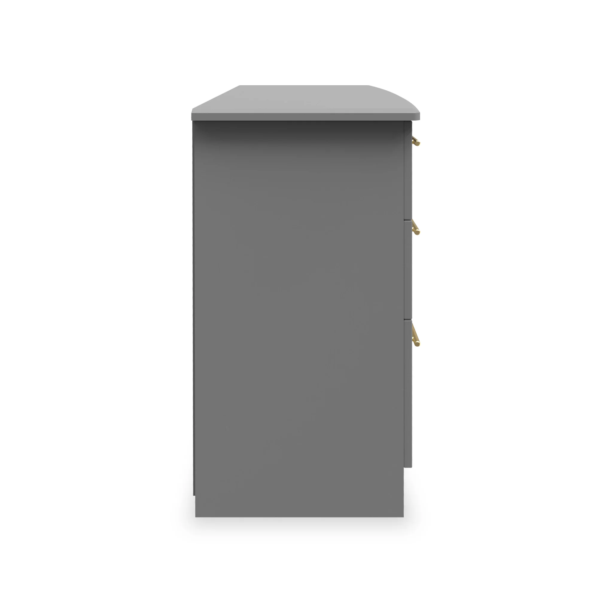 Bramham Grey 6 Drawer Wide Chest - Image 5