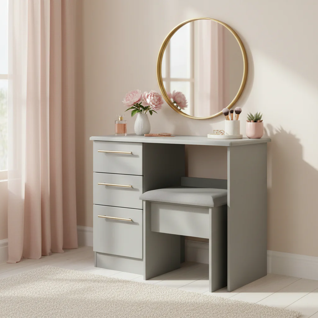Bramham Dressing Table & Stool Set - Image 2