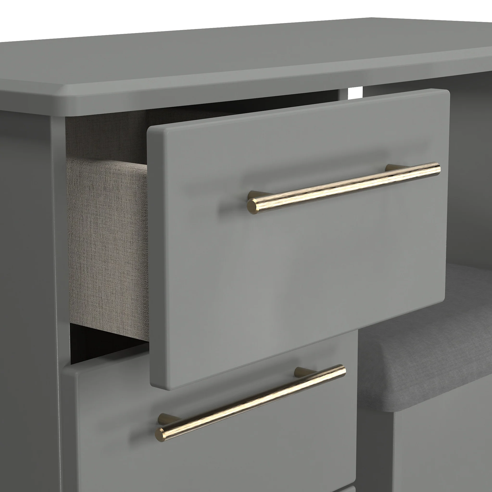Bramham Dressing Table & Stool Set - Image 5
