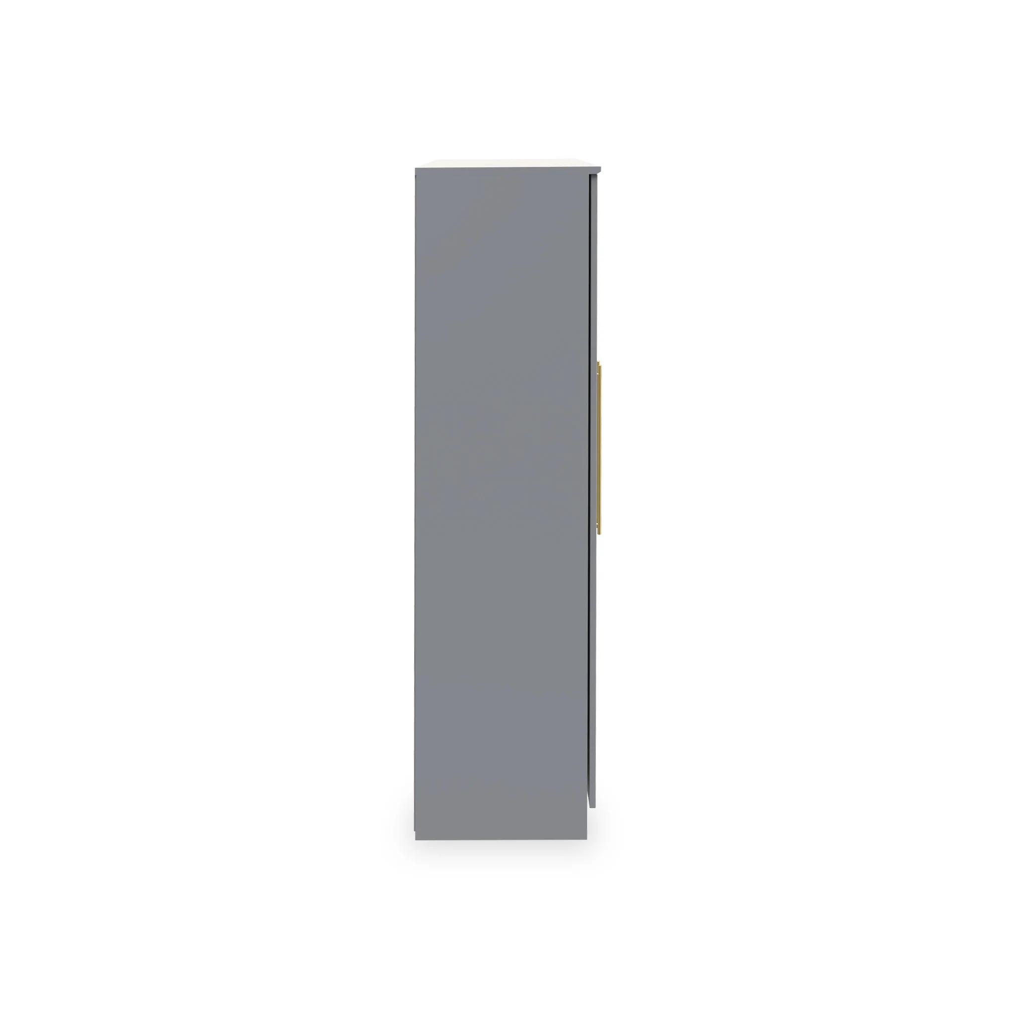 Bramham Grey Tall 4 Door 2 Mirror Wardrobe - Image 6