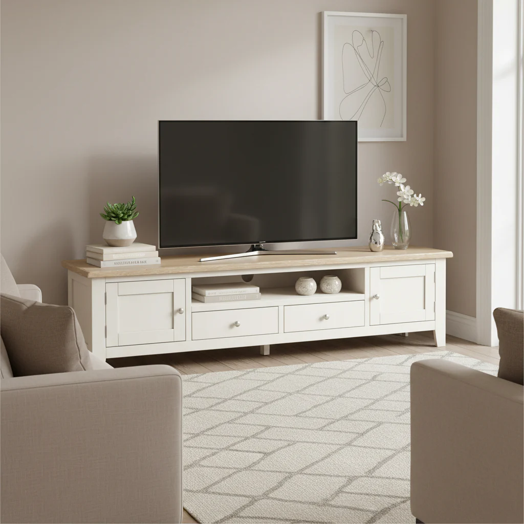 Bramley 200cm Wide TV Unit - Image 2