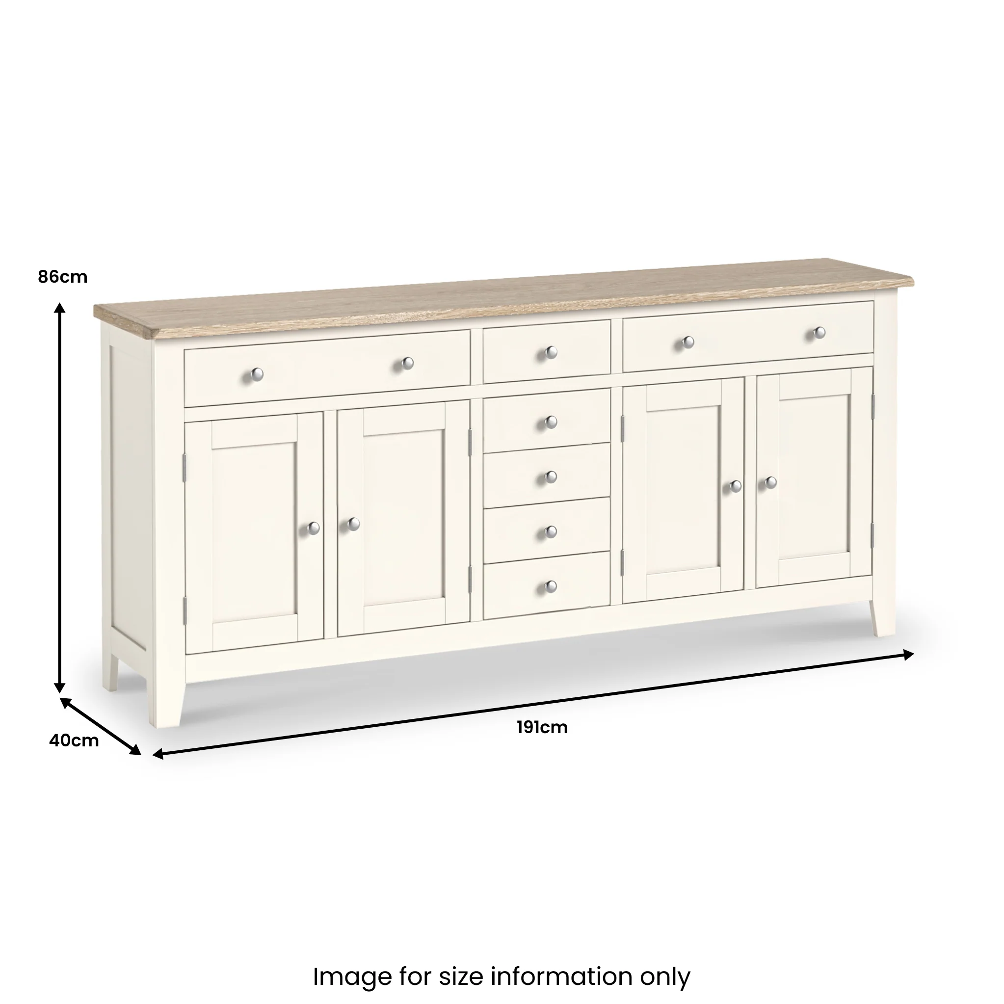 Bramley Extra Large Sideboard - Image 7