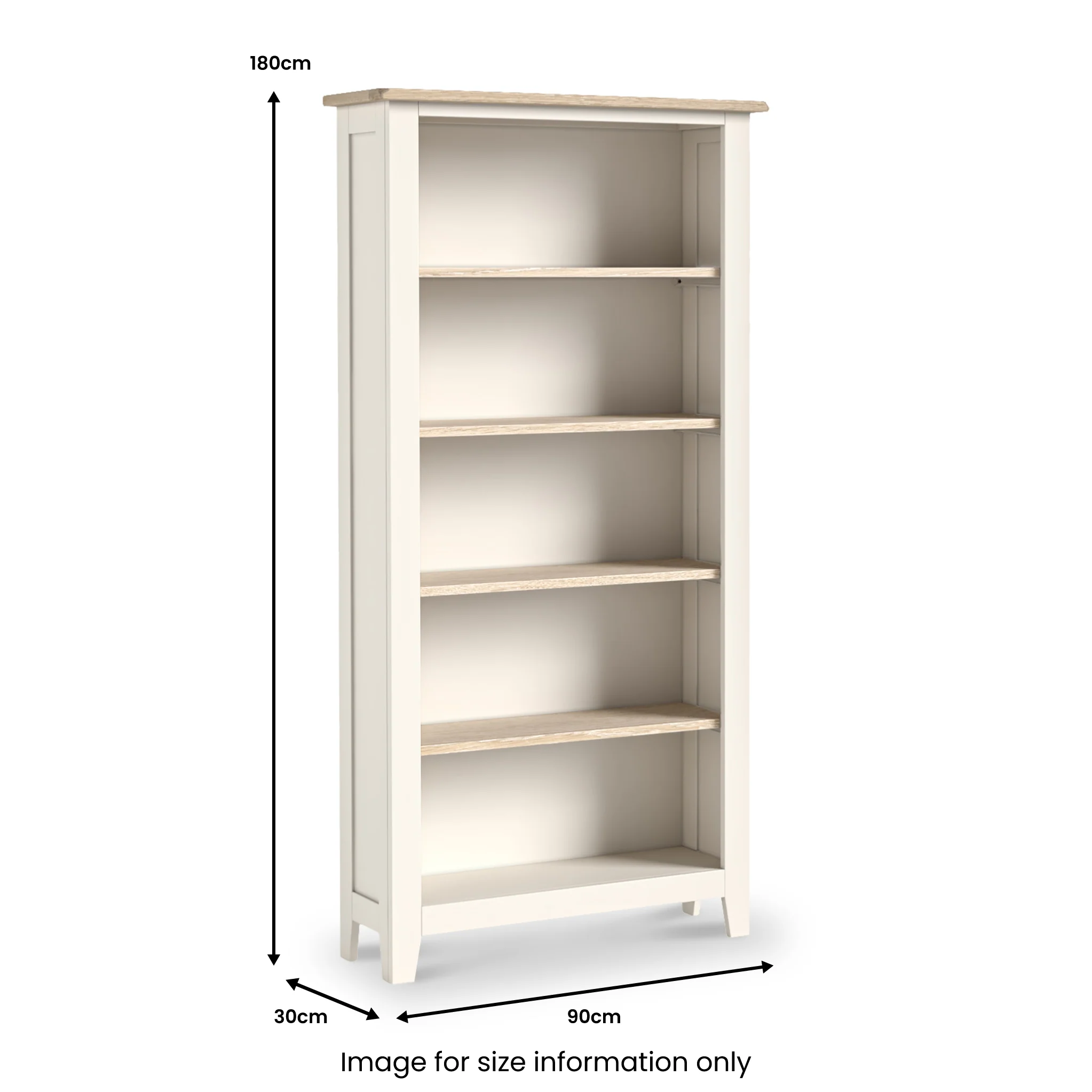 Bramley Large Bookcase - Image 3