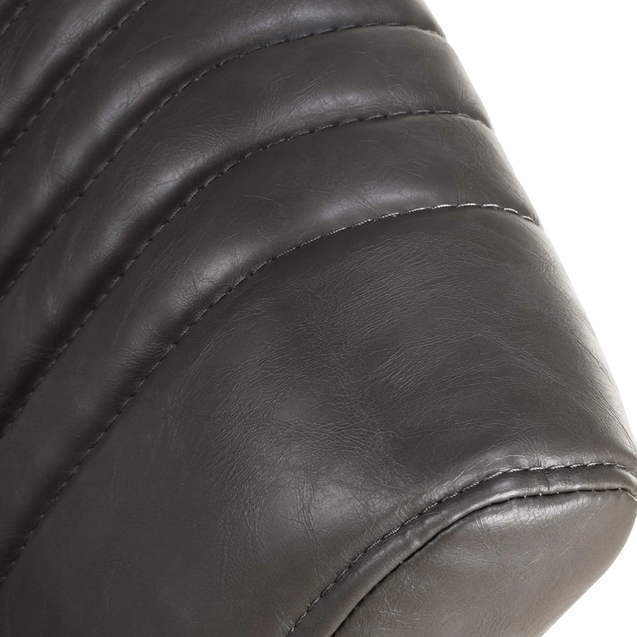 Branok Cantilever Grey Faux Leather Dining Chair - Image 13
