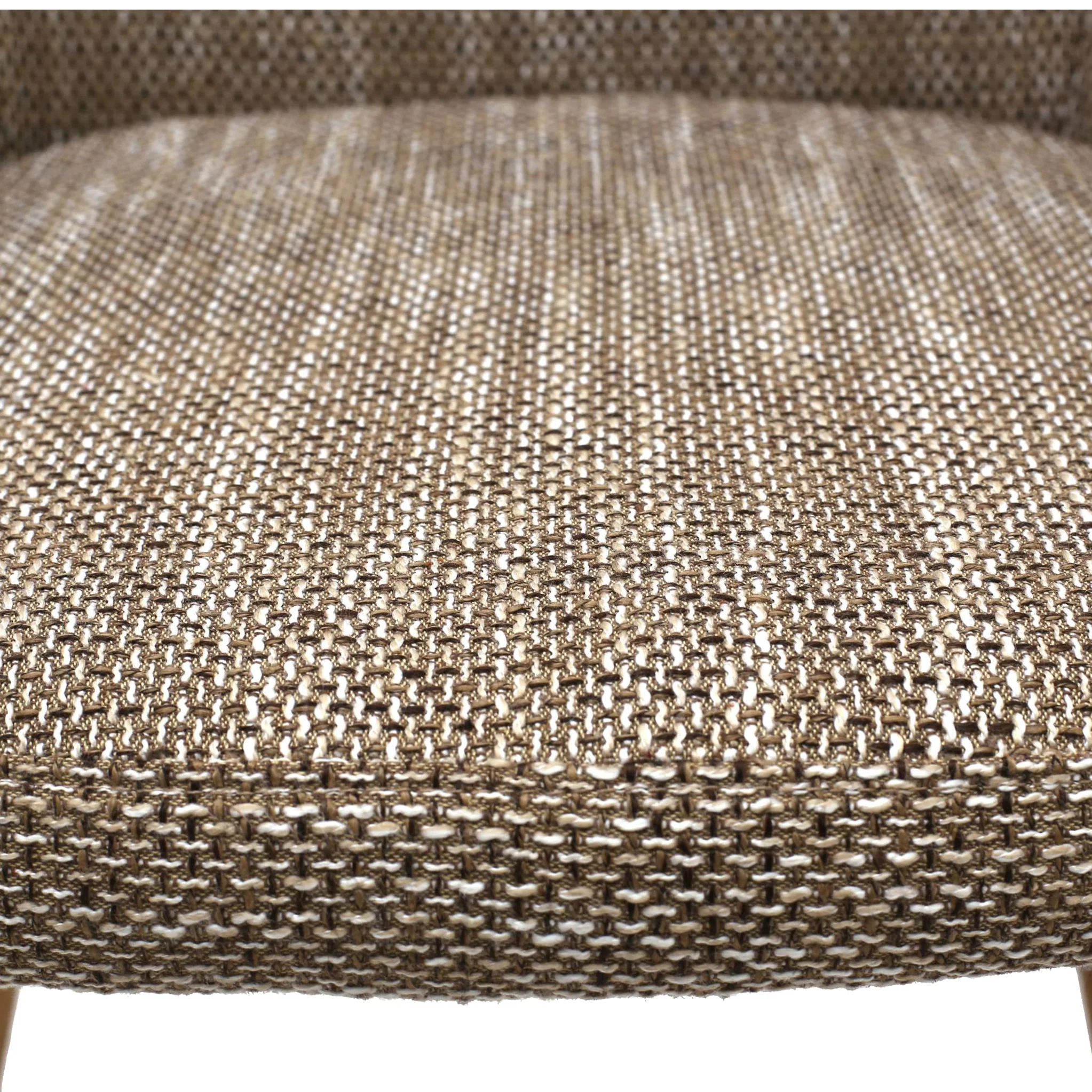Branwen Oatmeal Tweed Dining Chair - Image 4