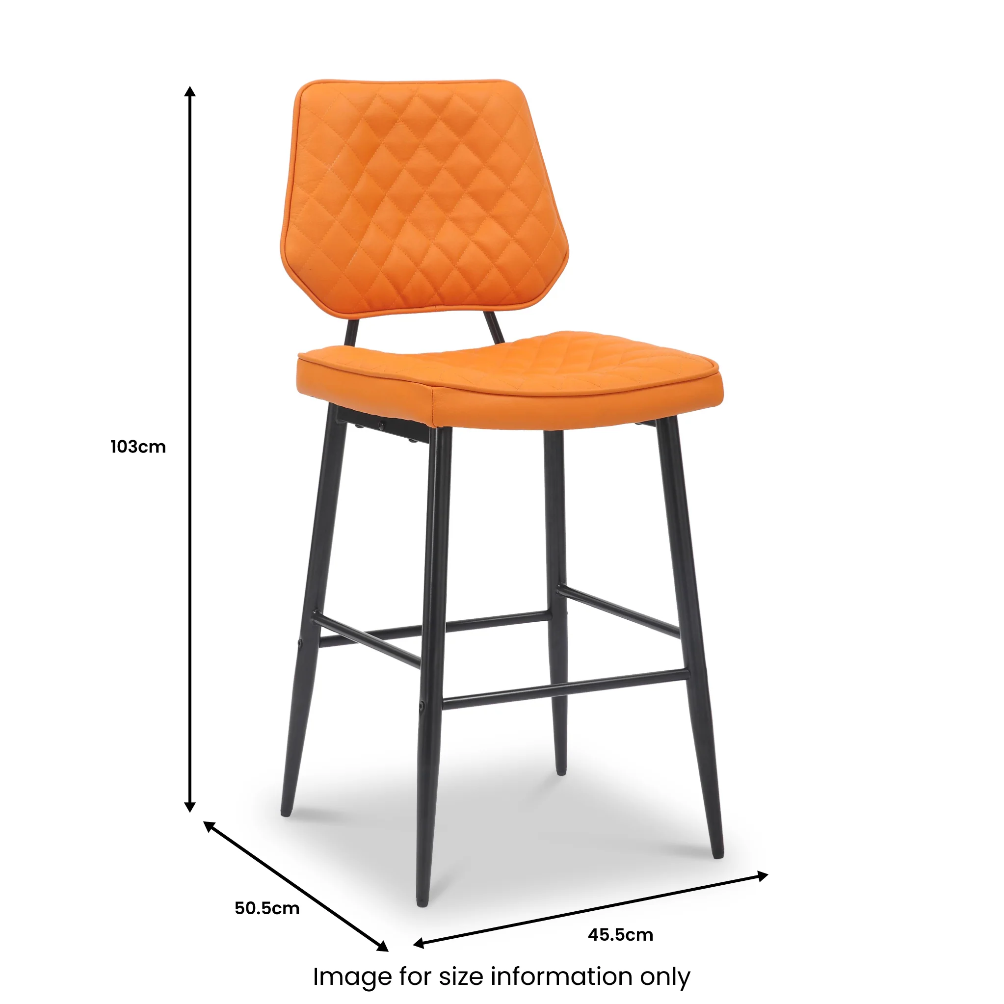 Brayford Leather Bar Stool - Image 13