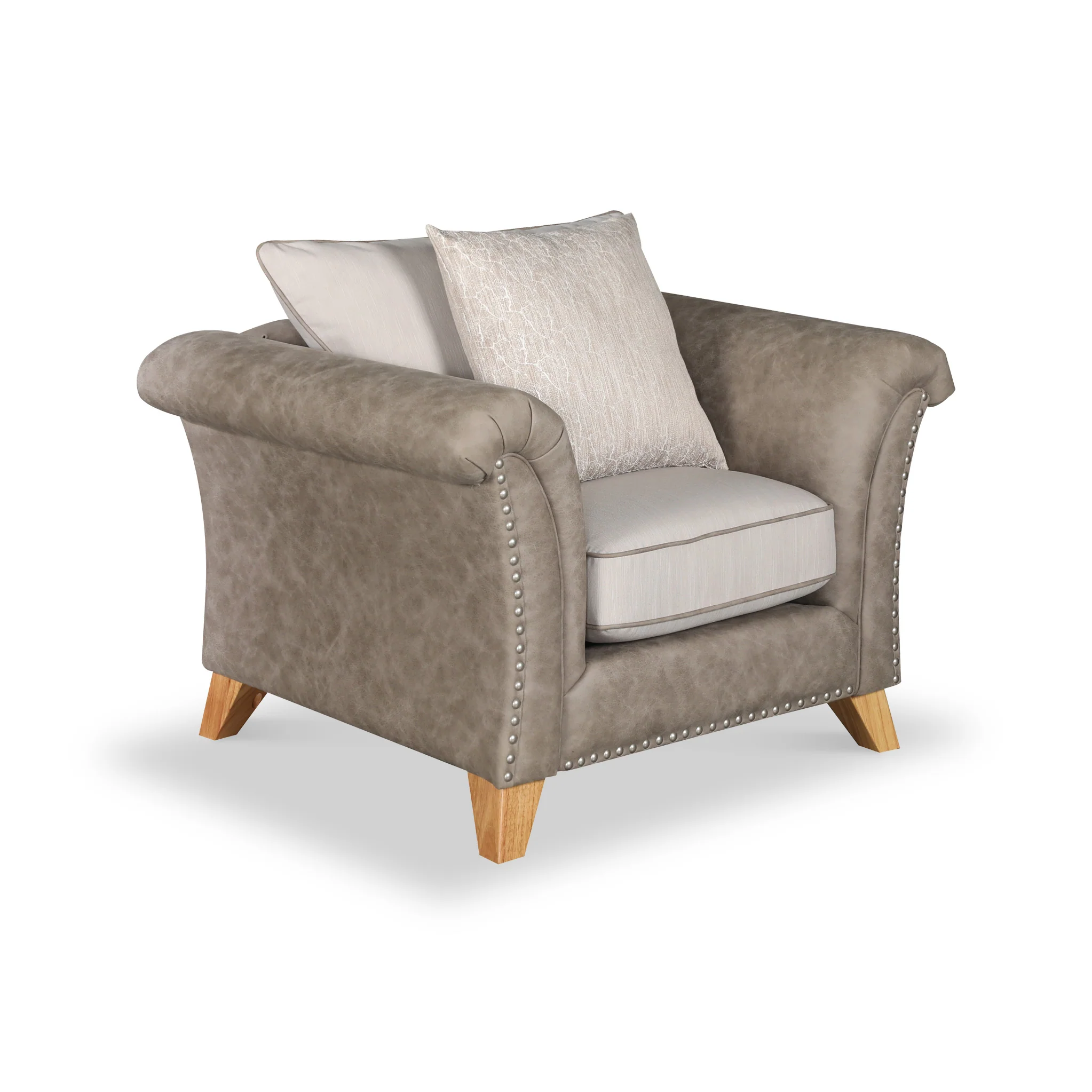 Breton Beige Armchair - Image 3