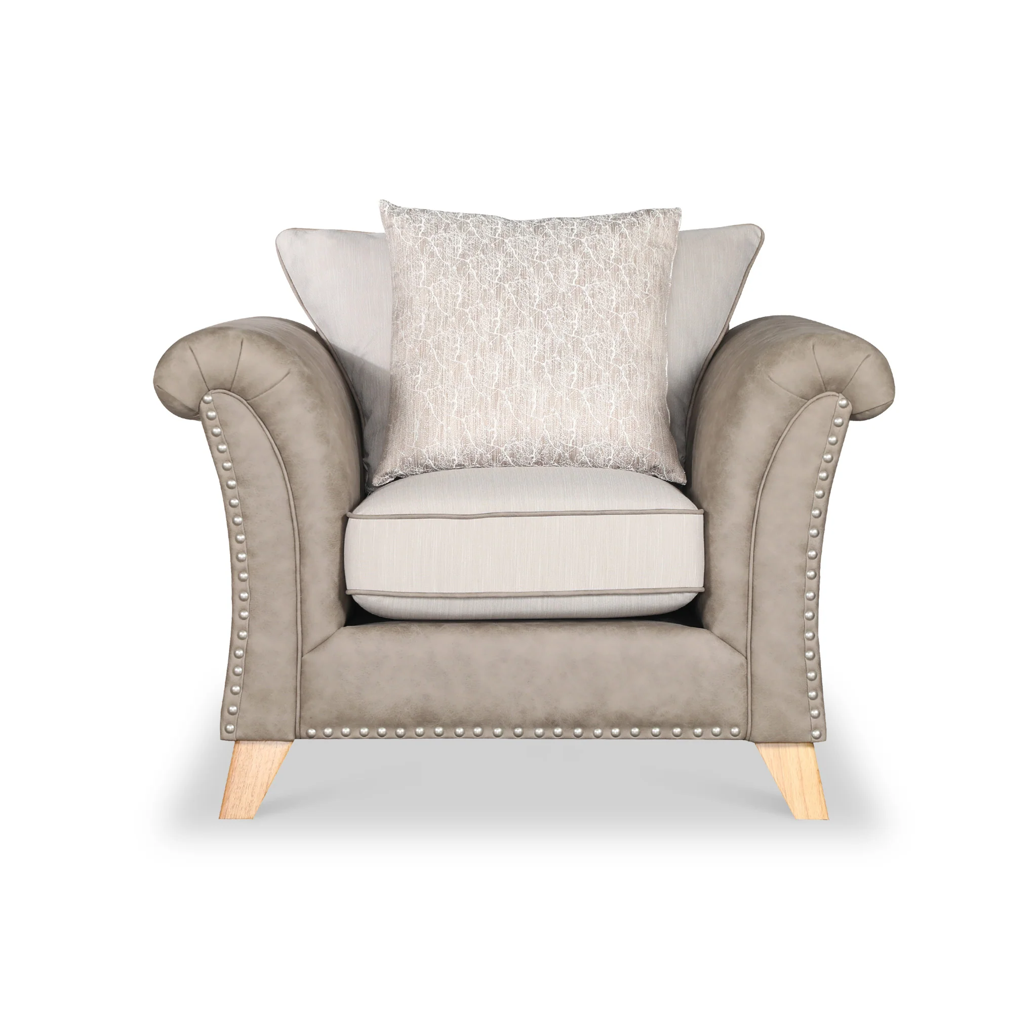 Breton Beige Armchair - Image 4