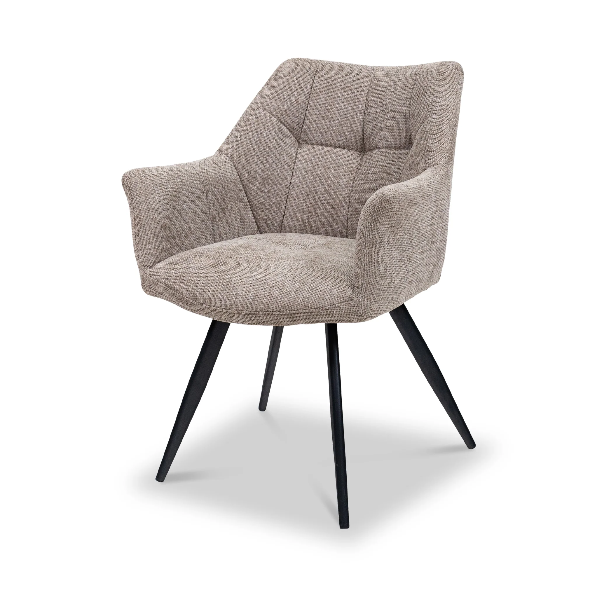 Brianne Curved Dining Chair - Image 10