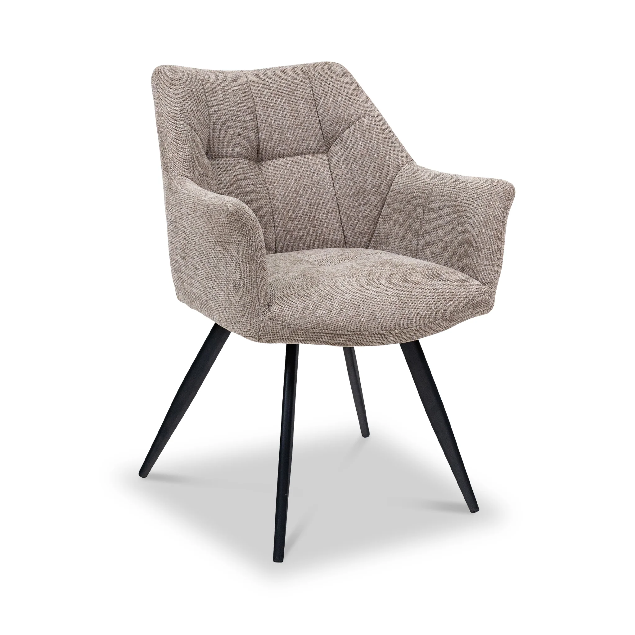 Brianne Curved Dining Chair - Image 7