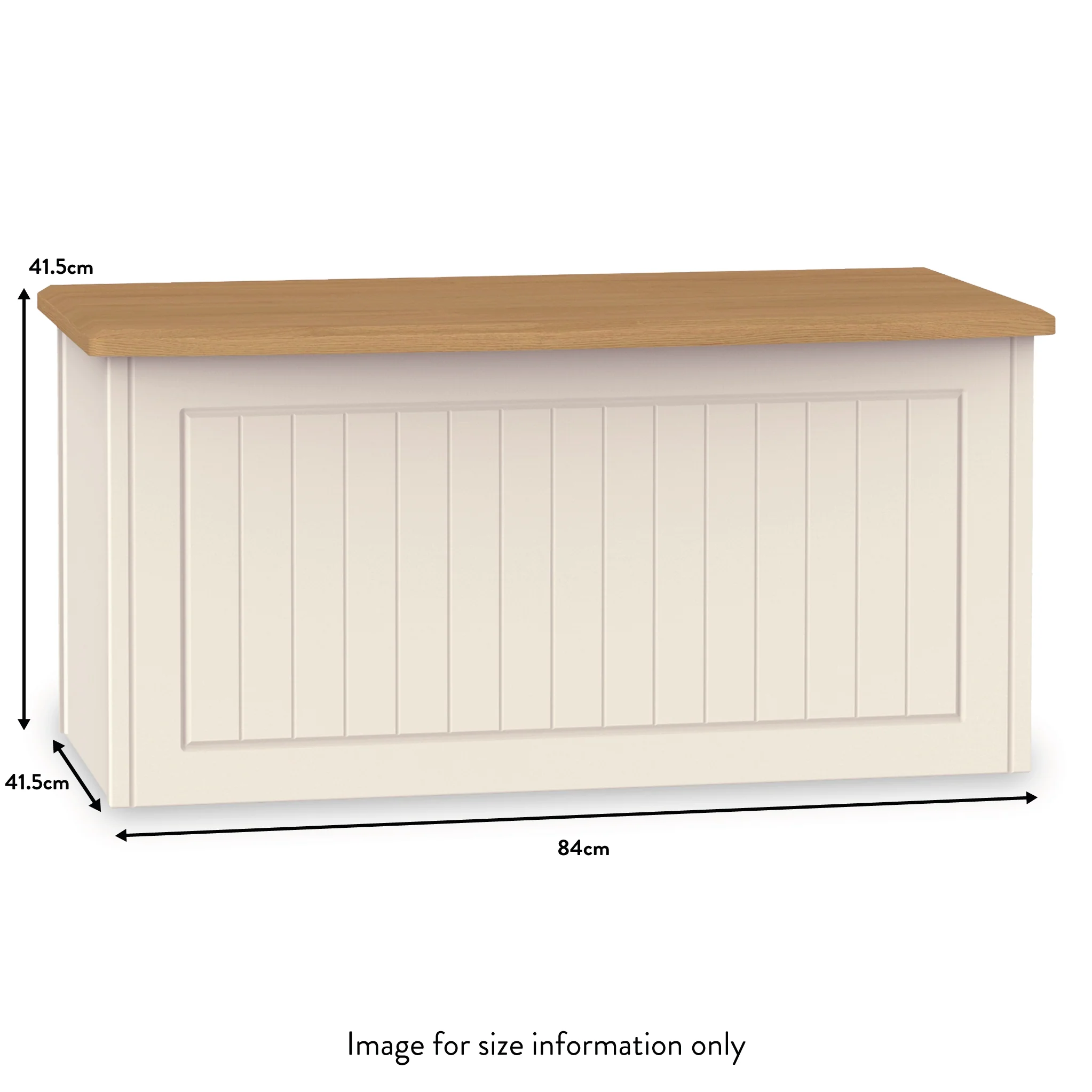 Brixham Cream Blanket Box - Image 2