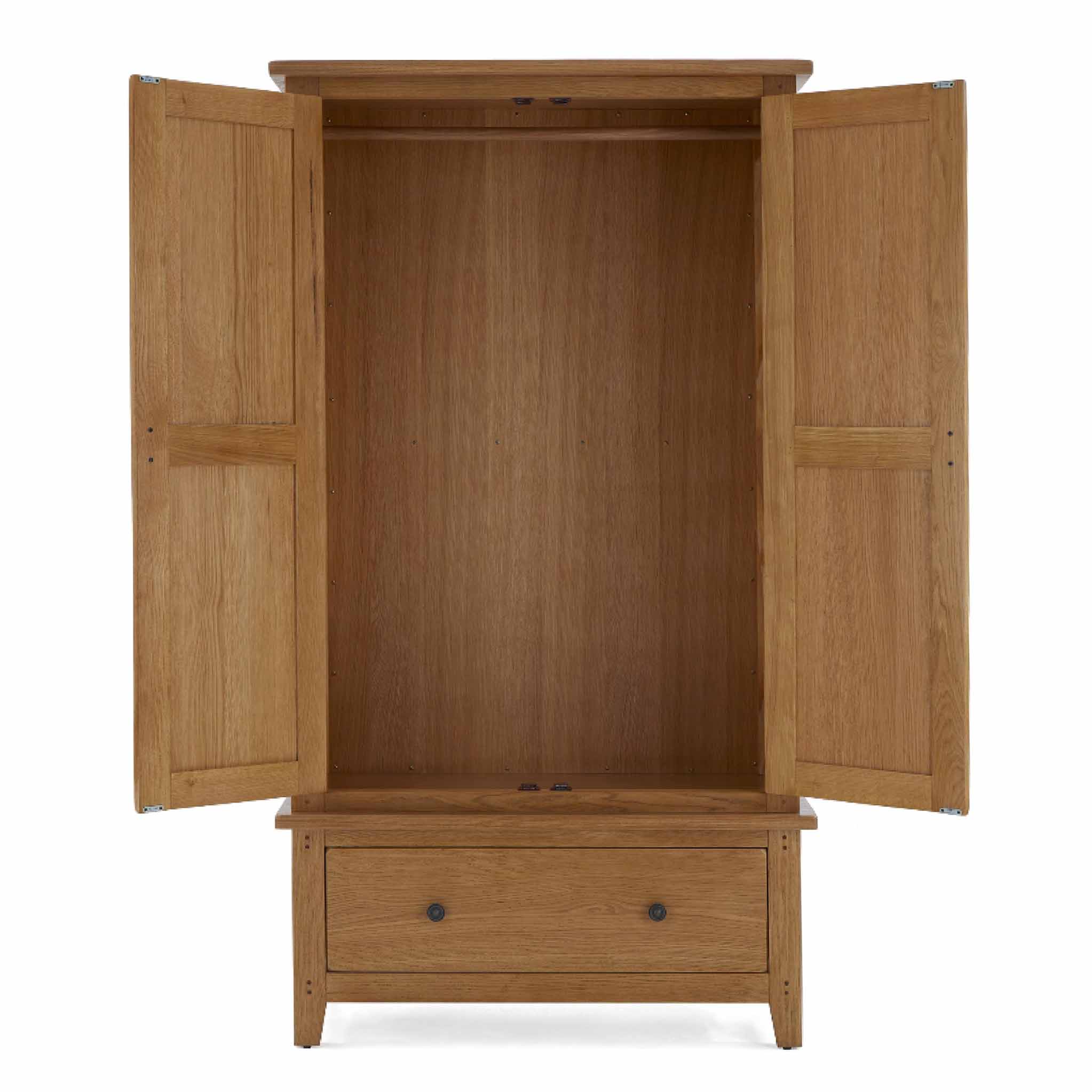Broadway Oak Double Wardrobe - Image 7