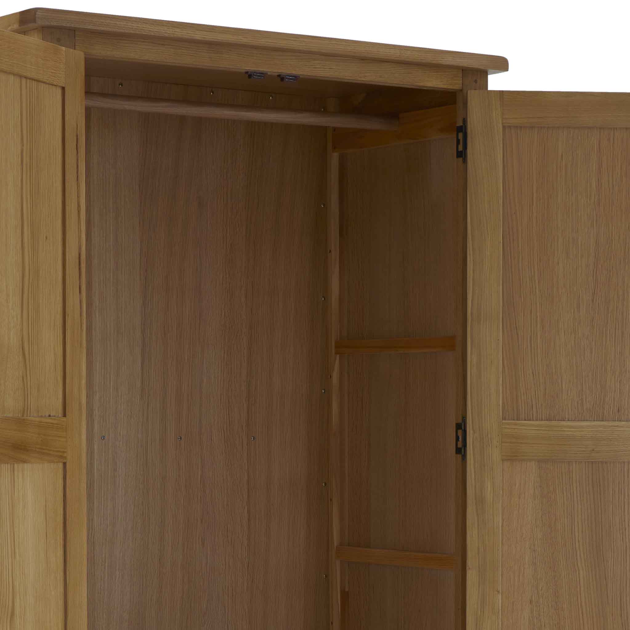 Broadway Oak Double Wardrobe - Image 9