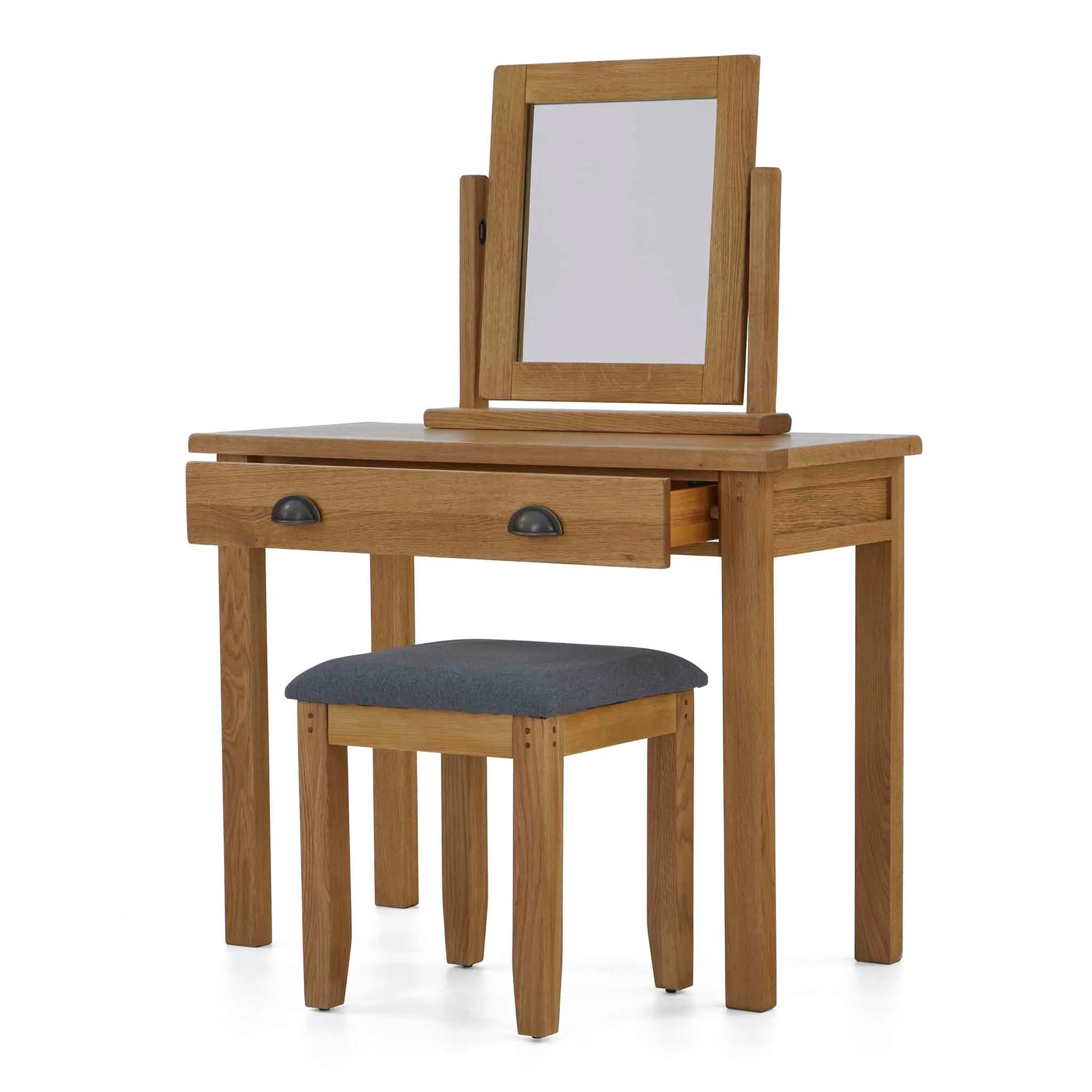 Broadway Oak Dressing Table Set - Image 6