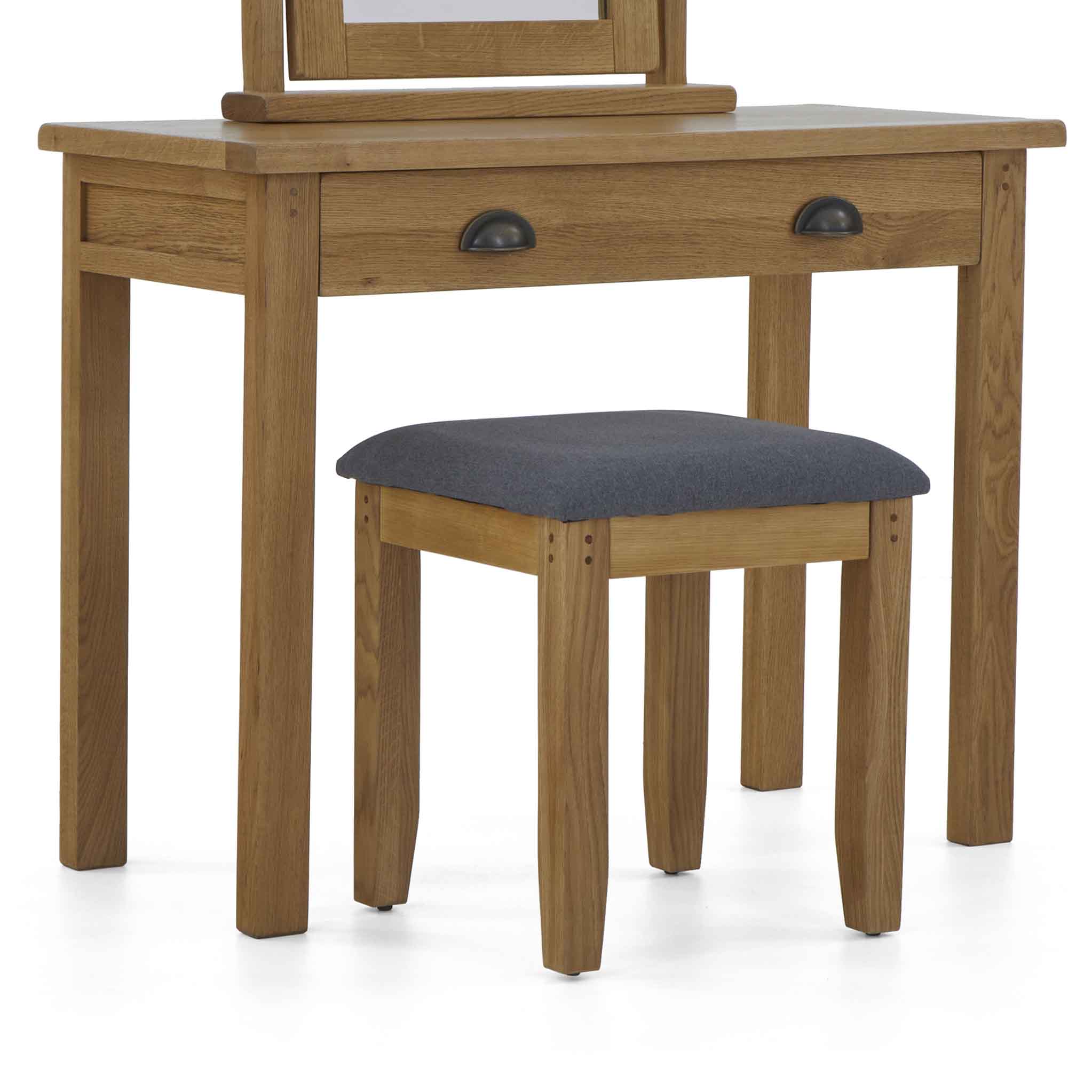 Broadway Oak Dressing Table Set - Image 9