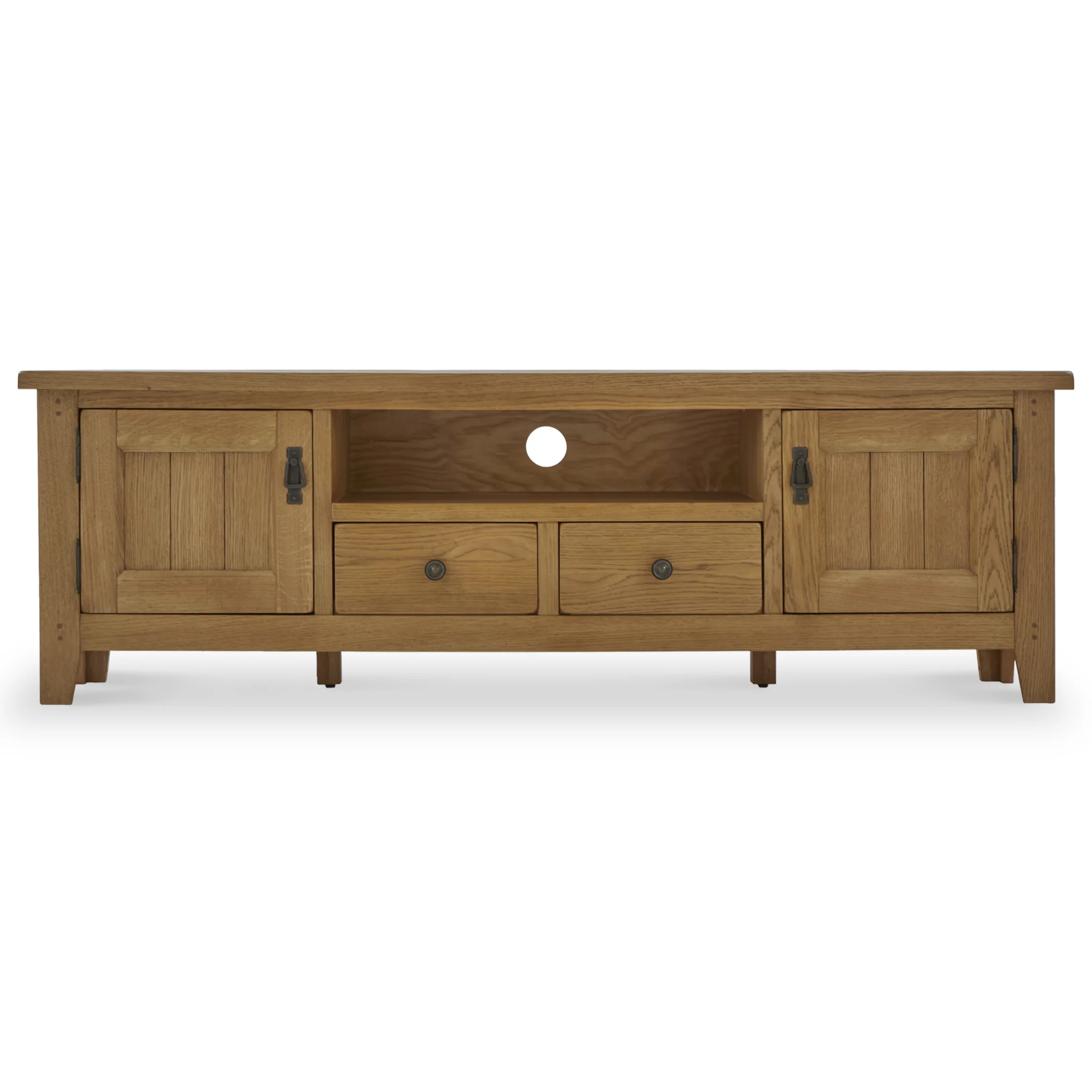 Broadway Oak 180cm TV Unit - Image 3