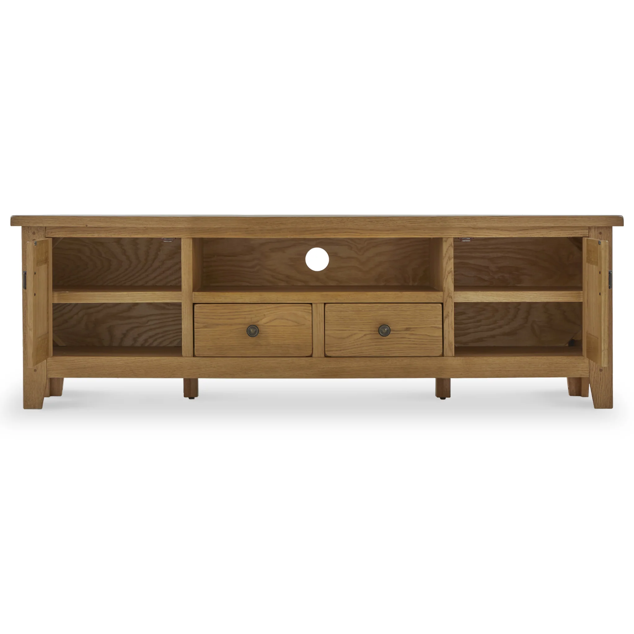 Broadway Oak 180cm TV Unit - Image 4