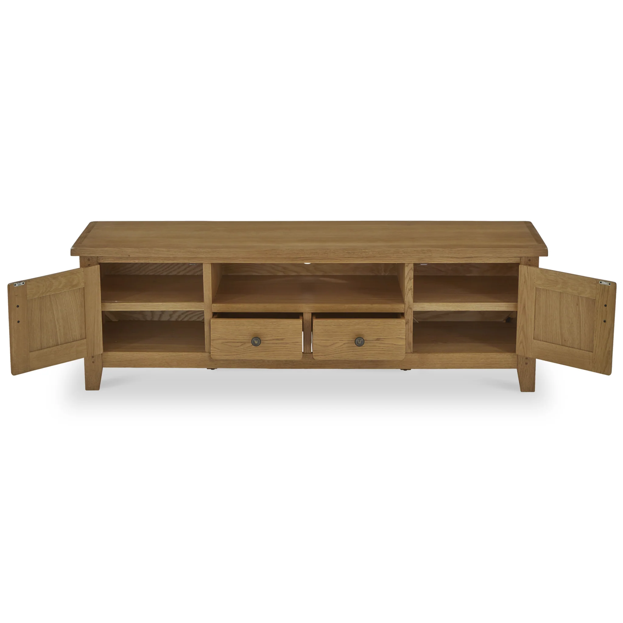 Broadway Oak 180cm TV Unit - Image 5