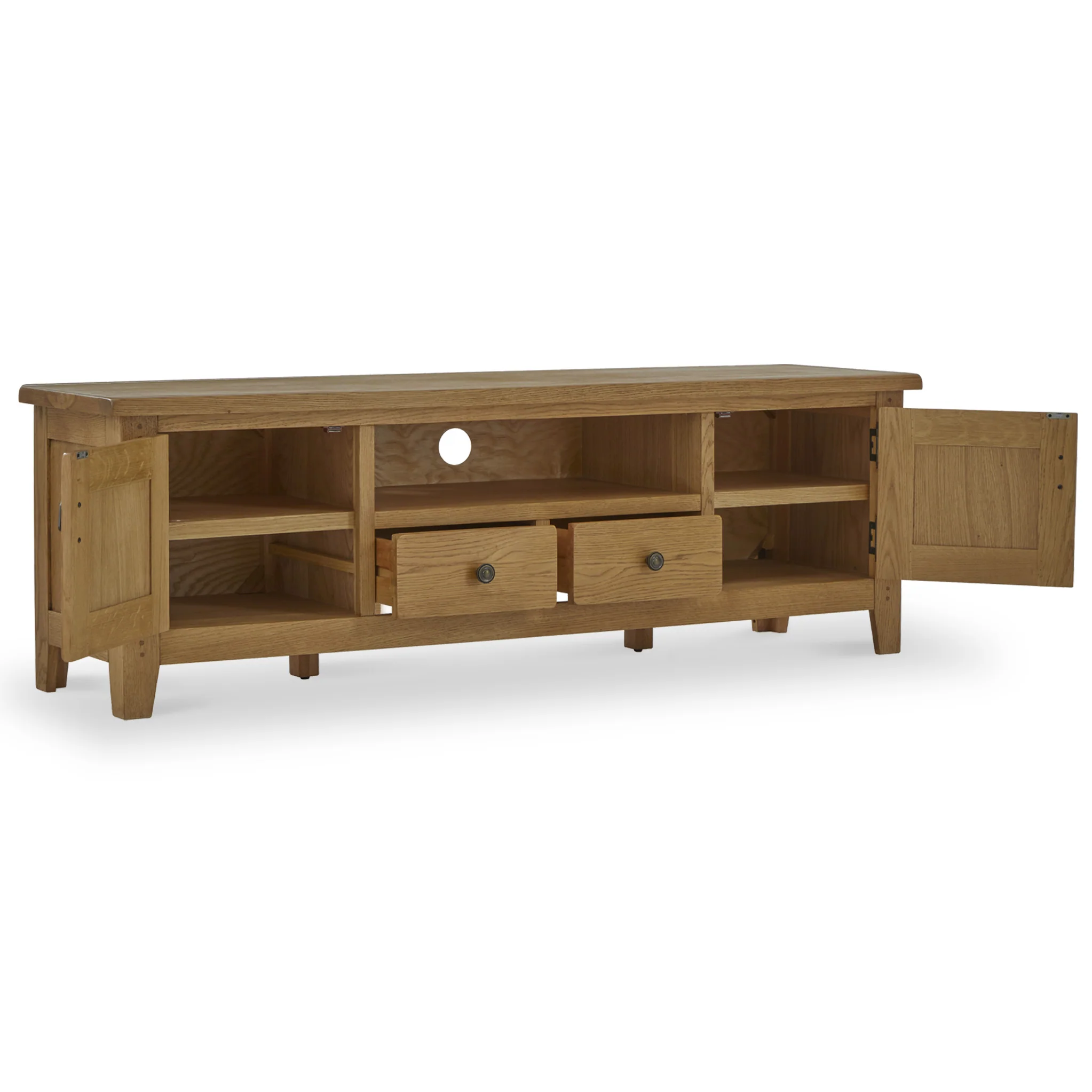 Broadway Oak 180cm TV Unit - Image 6