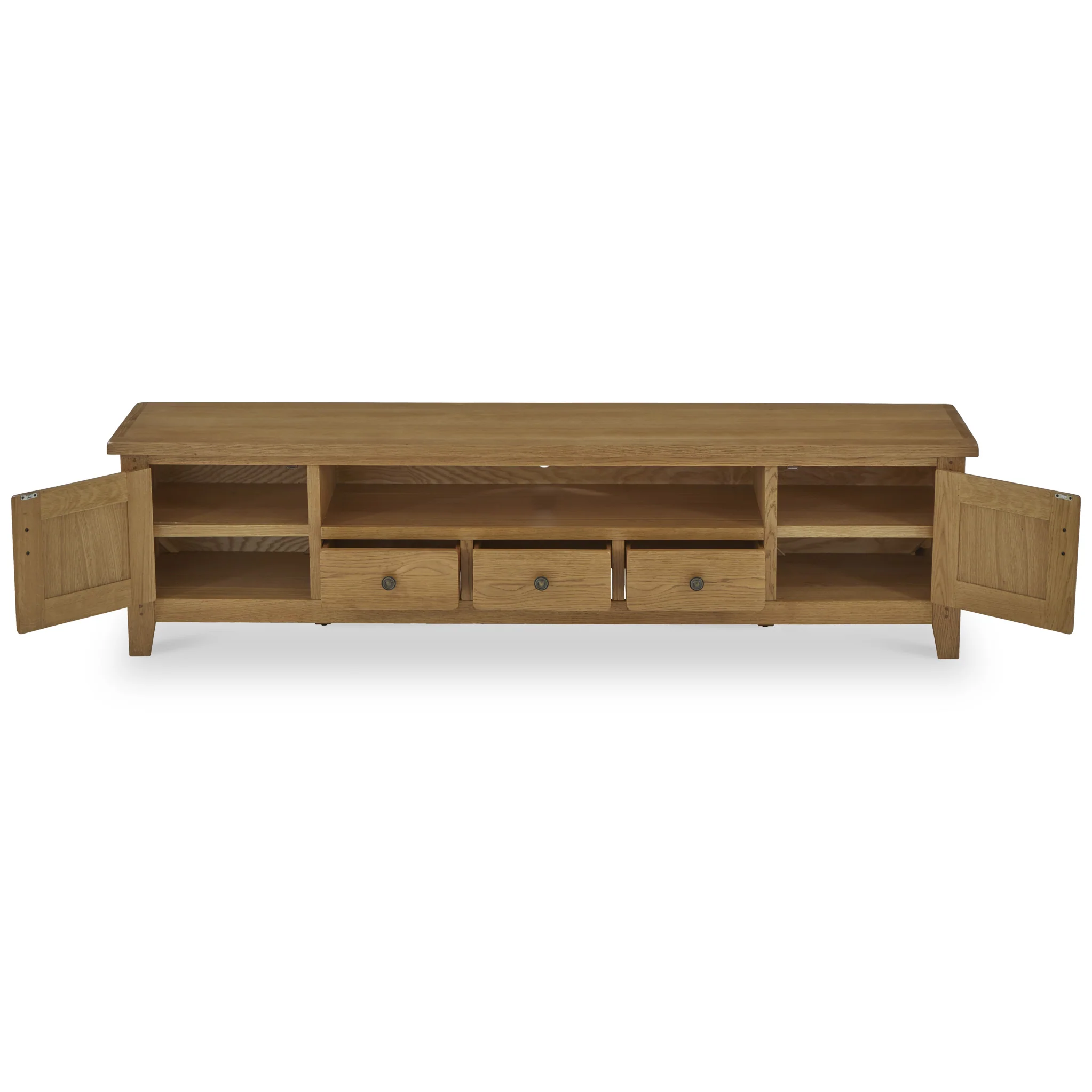 Broadway Oak 210cm TV Unit - Image 4