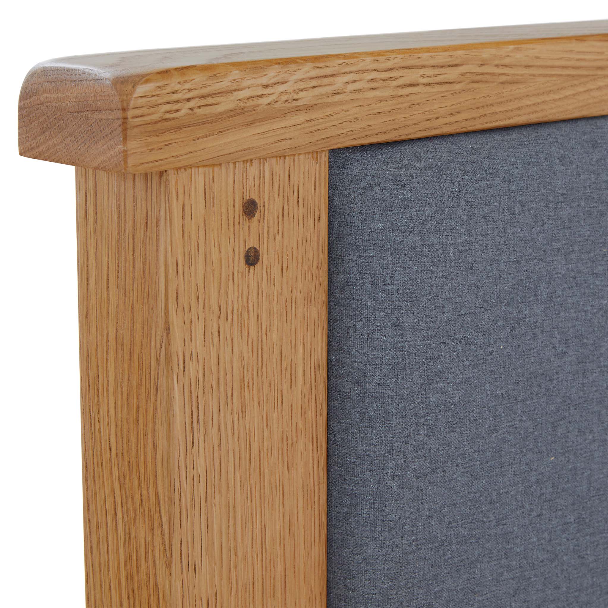 Broadway Oak Bed Frame - Image 11